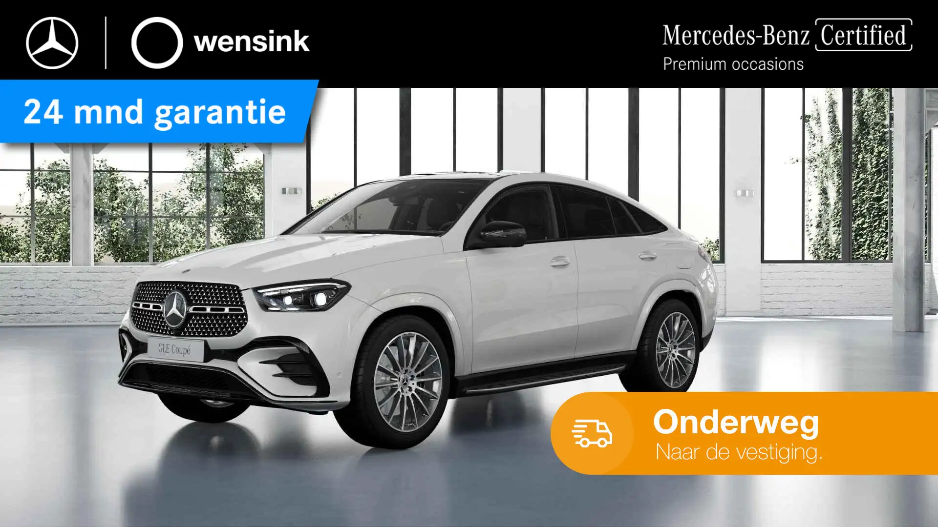 Mercedes-Benz GLE 400 Coupé e 4MATIC AMG Line | Panoramadak | Trekhaak | Wit - 1