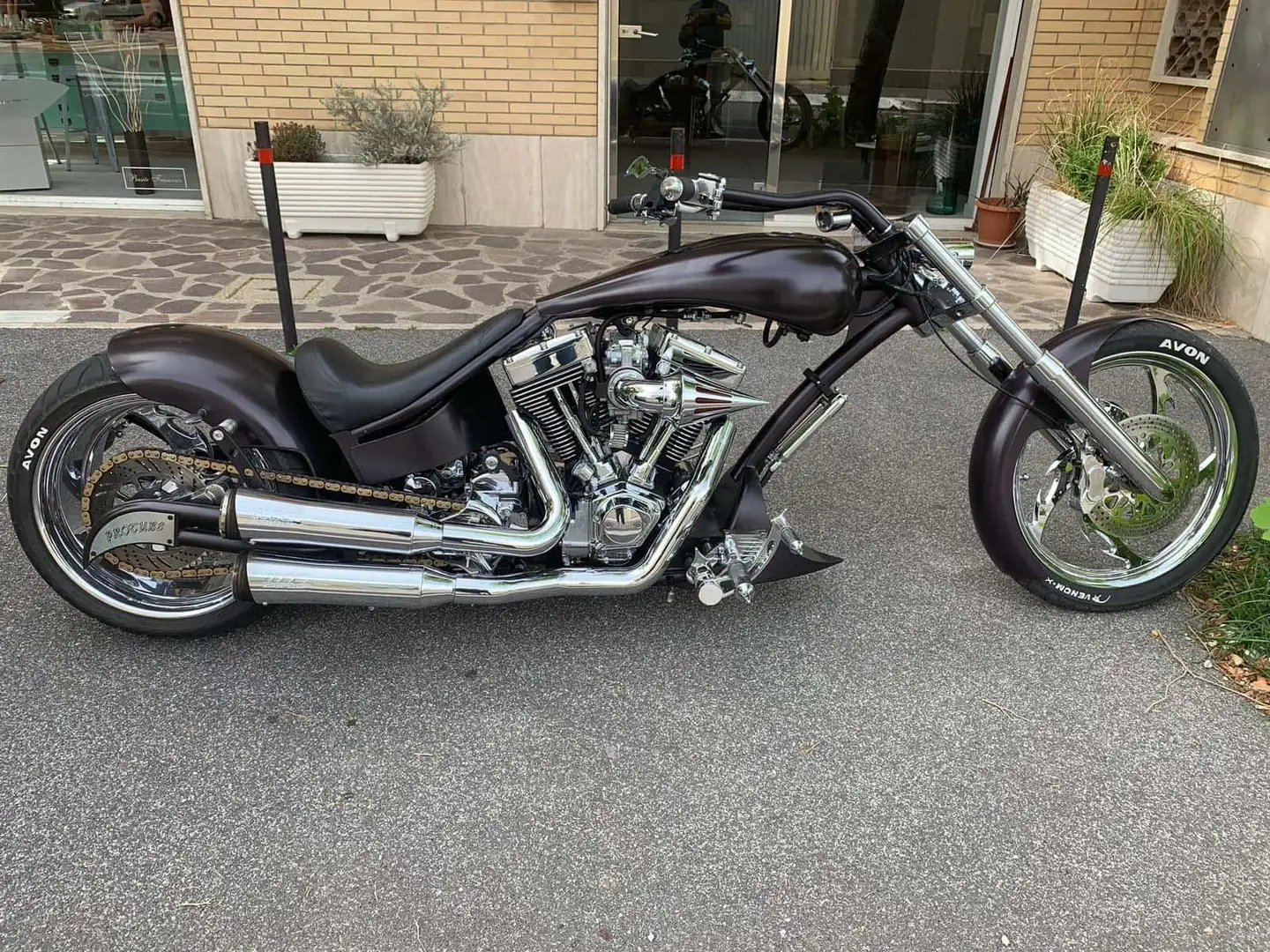 Harley-Davidson Custom Bike Negru - 1