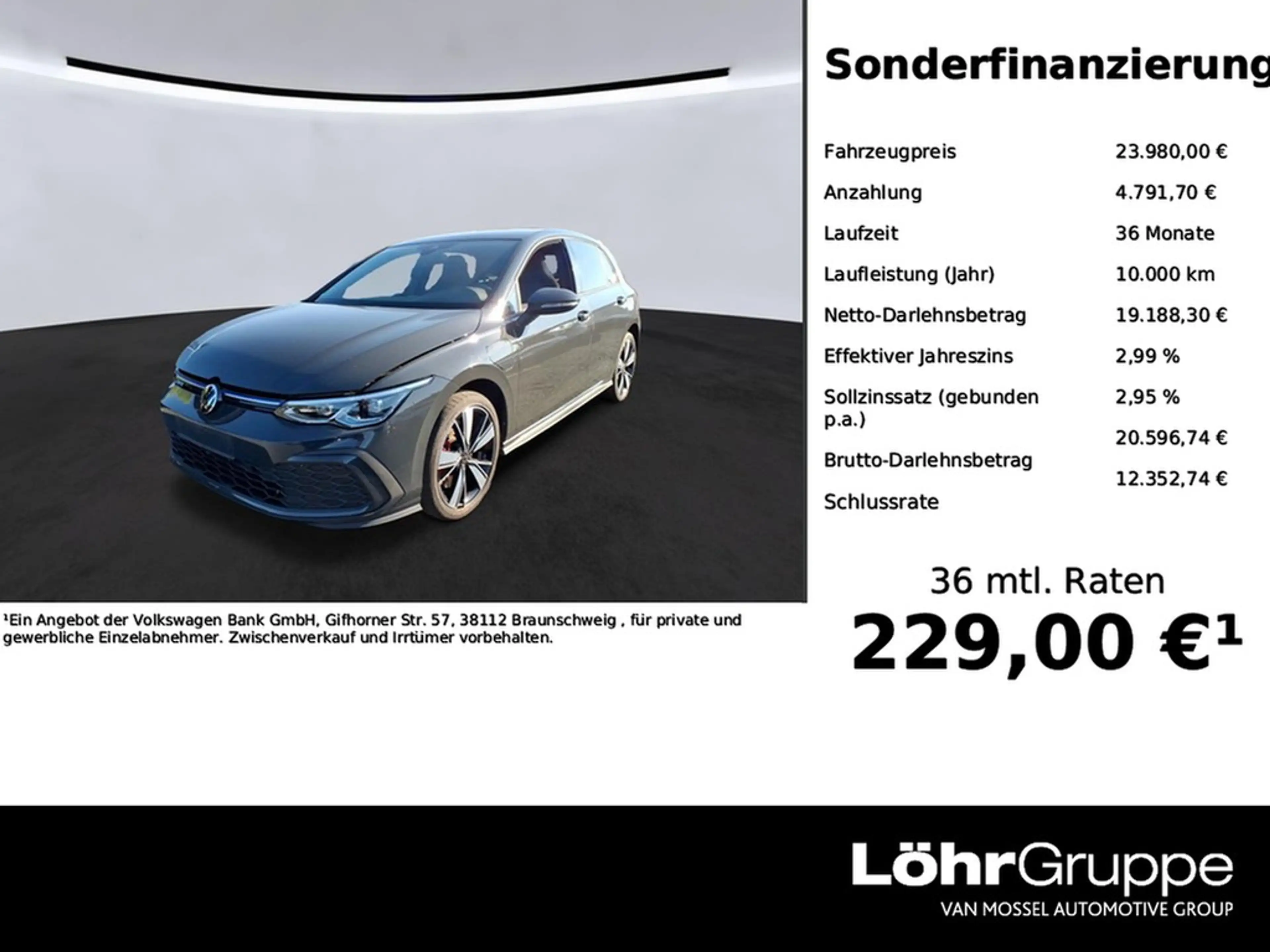 Volkswagen Golf GTE 1.4 TSI DSG eHybrid Business Pre.