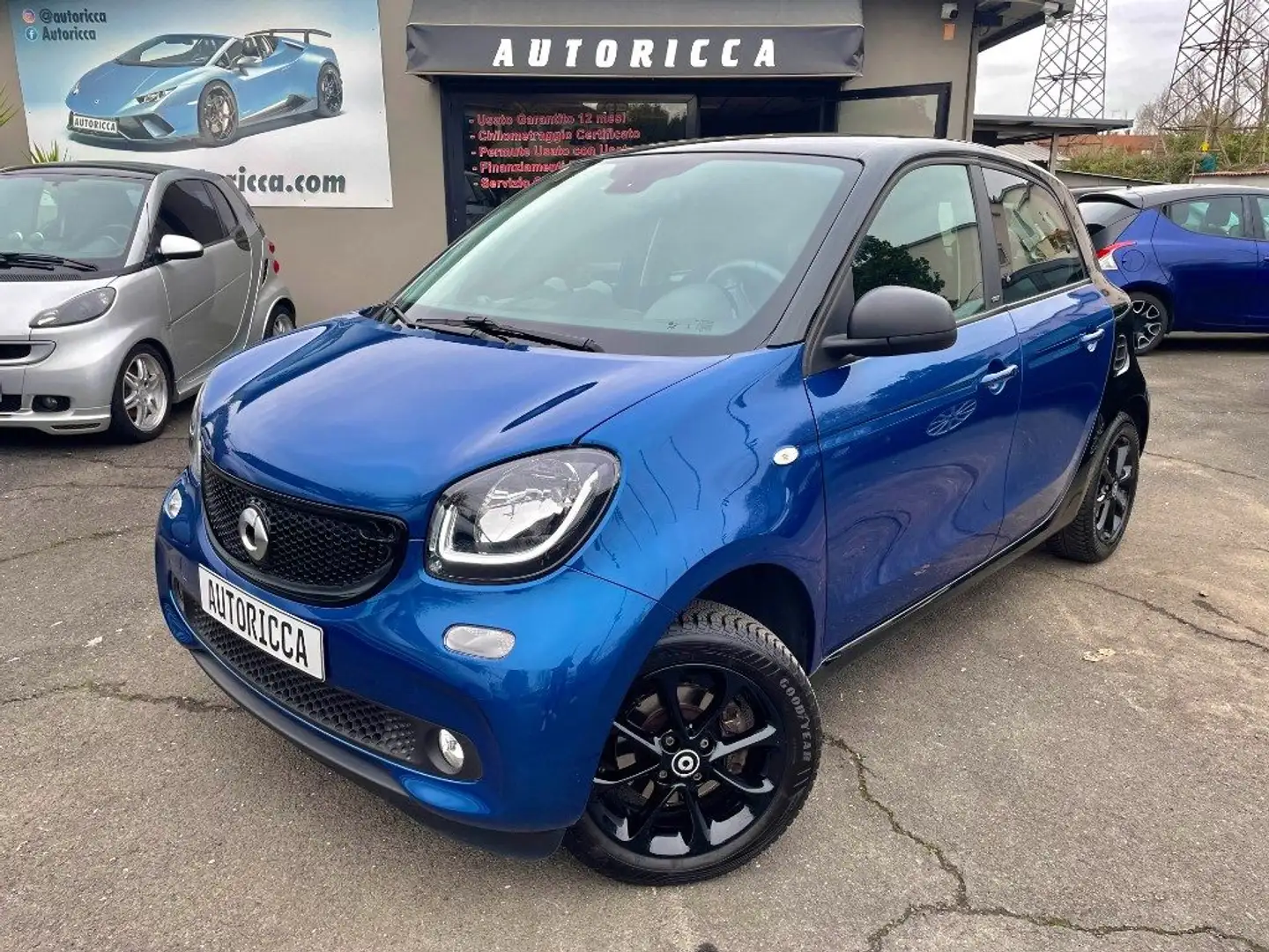 smart forFour 1.0 70CV Passion STRAFULL OPTIONAL*OK NEOPATENTATI Bleu - 1