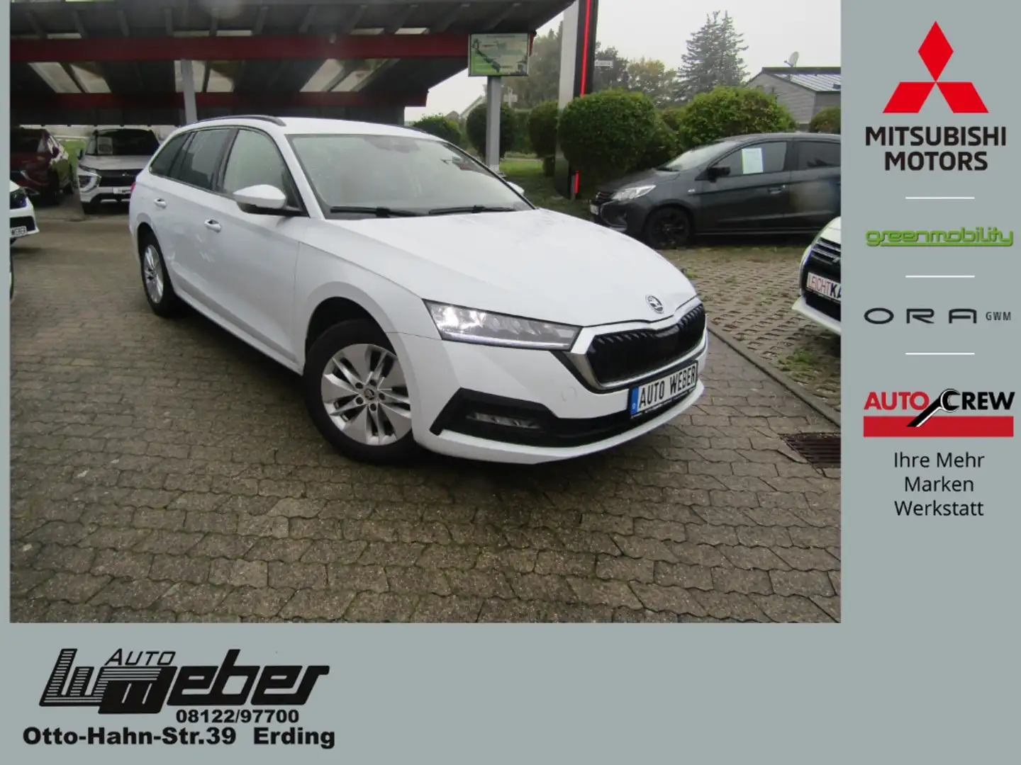 Skoda Octavia 1.0 TSI Combi Ambition AHK LED SHZ GRA FSE PDC Blanc - 1