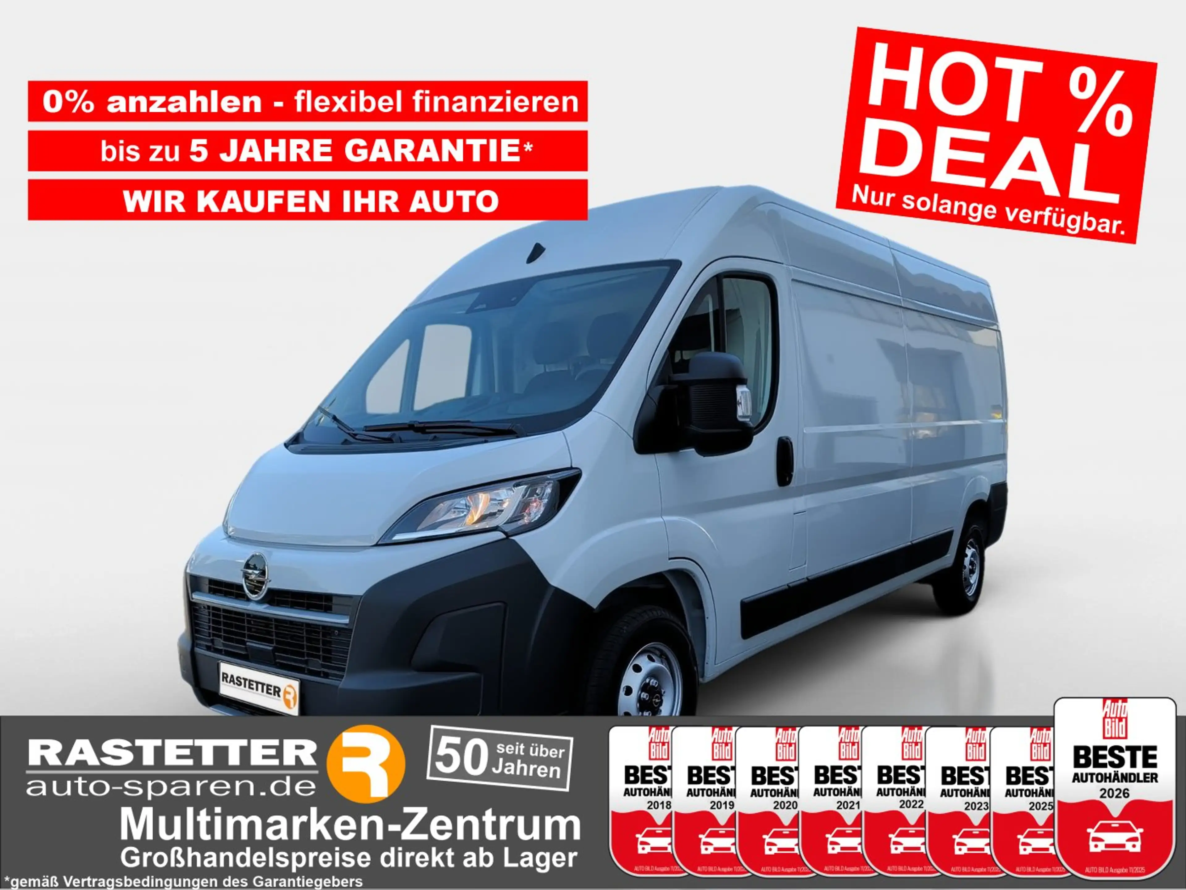 Opel Movano Kasten 35 L3H2 140 CarPlayNavi+Techno7+Einparkhilf