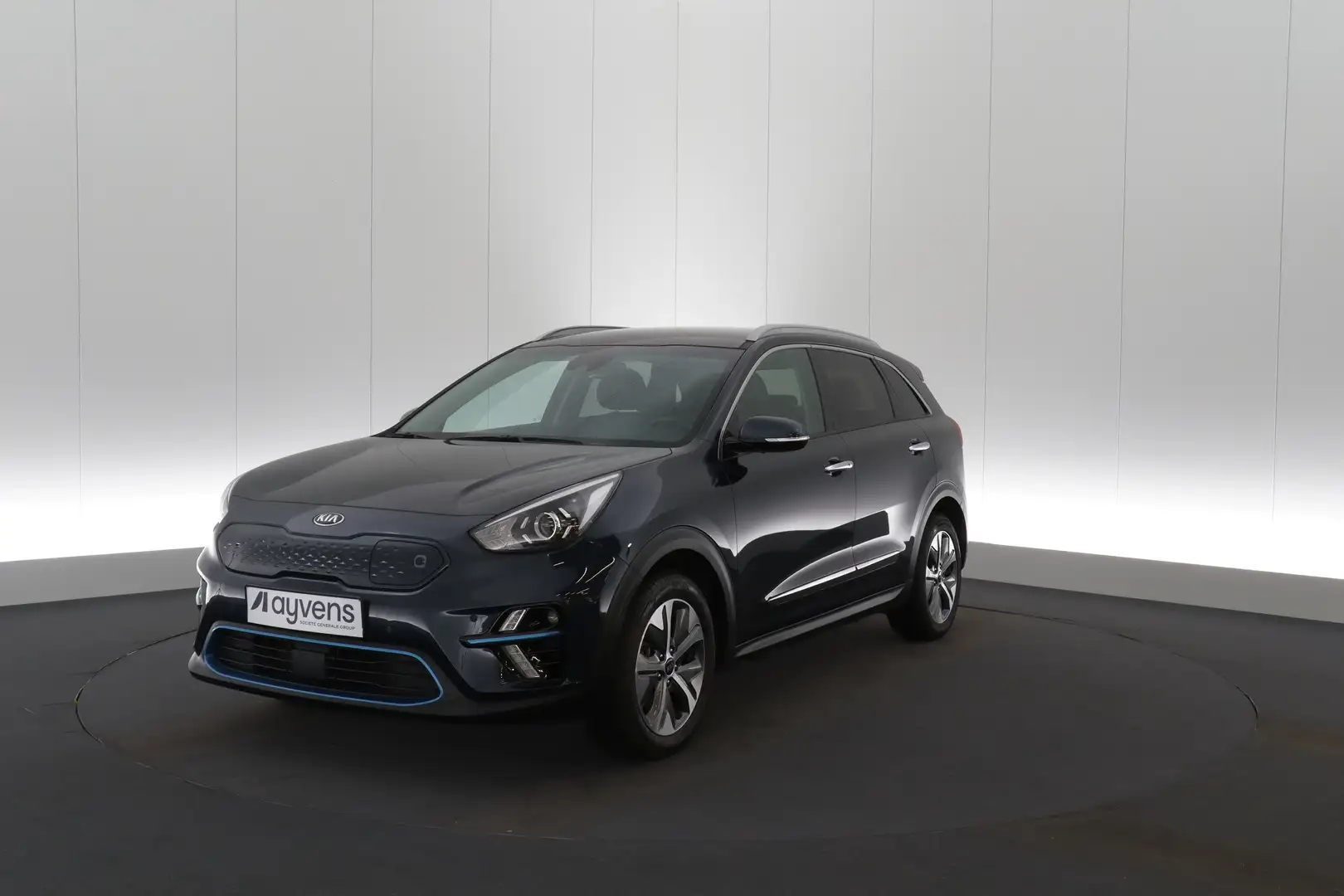 Kia e-Niro 64 kWh More LEDER/STOF LED GPS PDC CAM Keyless Car Blau - 1