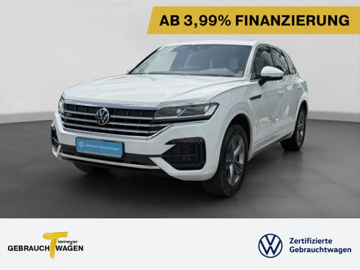 Volkswagen Touareg 3.0 TDI R-LINE LEDER LM19 NAVI SITZH Weiß - 1