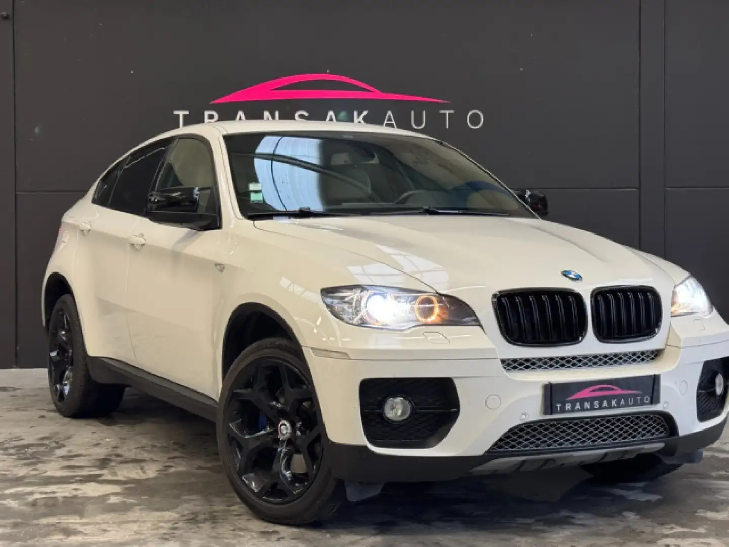 BMW X6 Luxe A Blanc - 1