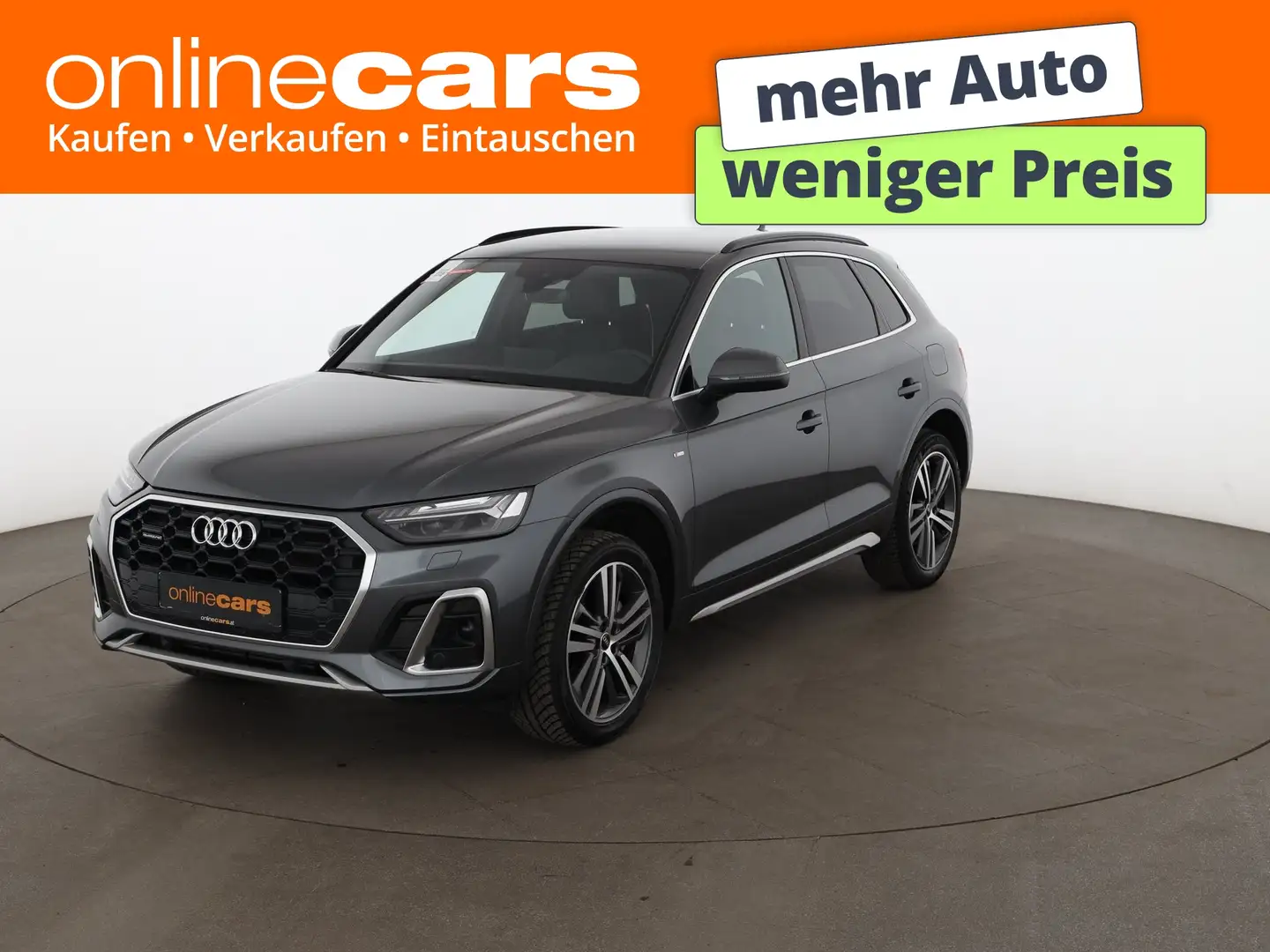 Audi Q5 50 TFSI e quattro S-Line Aut MATRIX LEDER AHK Grau - 1