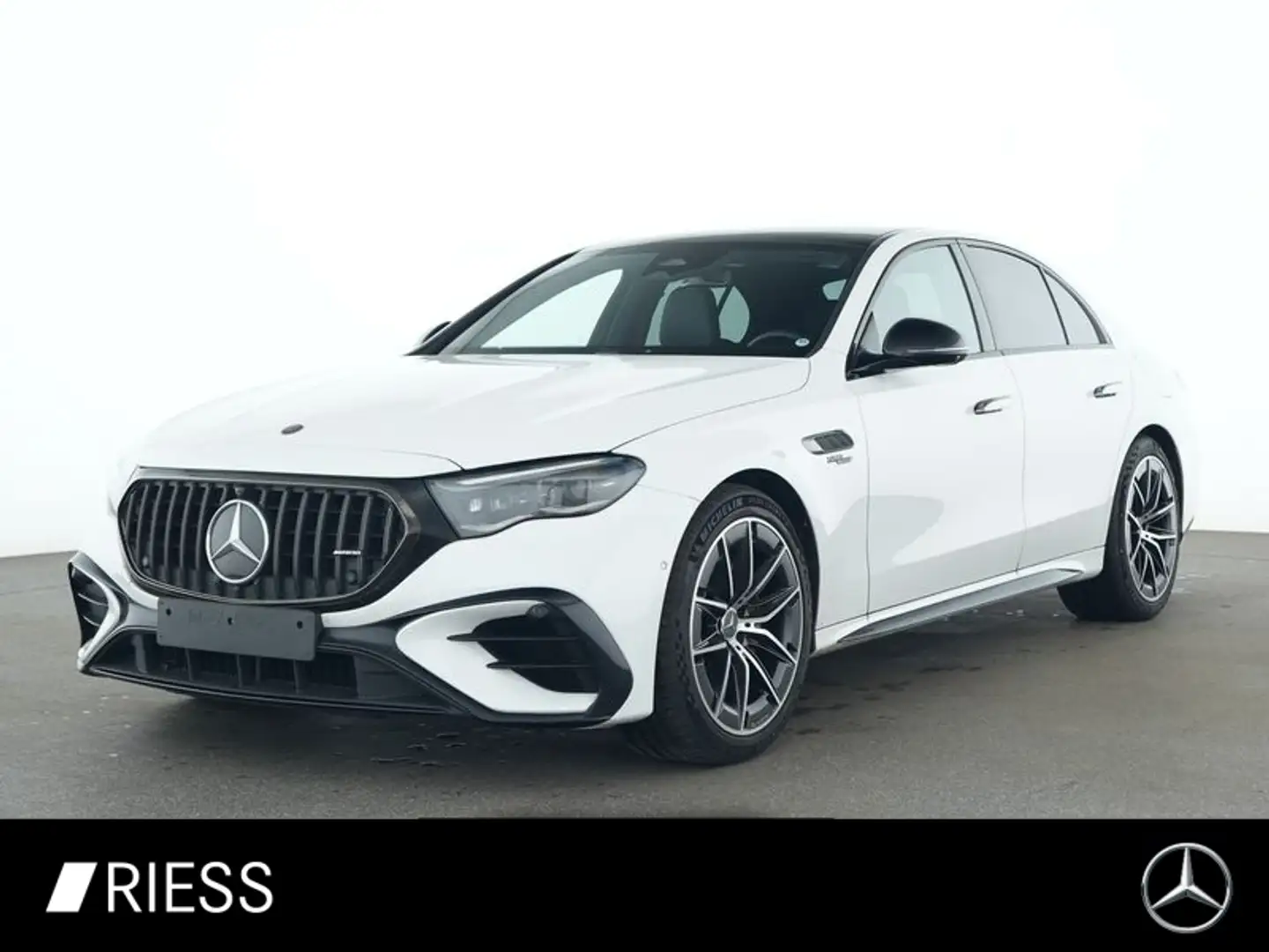 Mercedes-Benz E 53 AMG Hybrid 4MATIC+ Limousine 360 AUT Kam. Weiß - 1