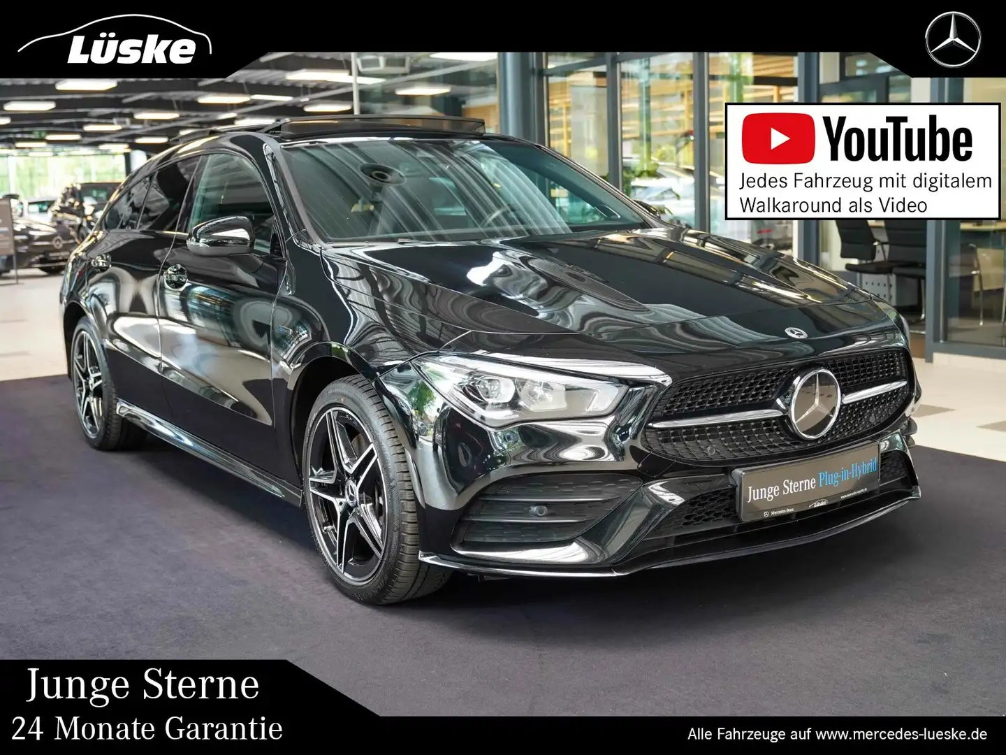 Mercedes-Benz CLA 250 CLA 250 e SB AMG Line Night Burmester Pano Memo Black - 1