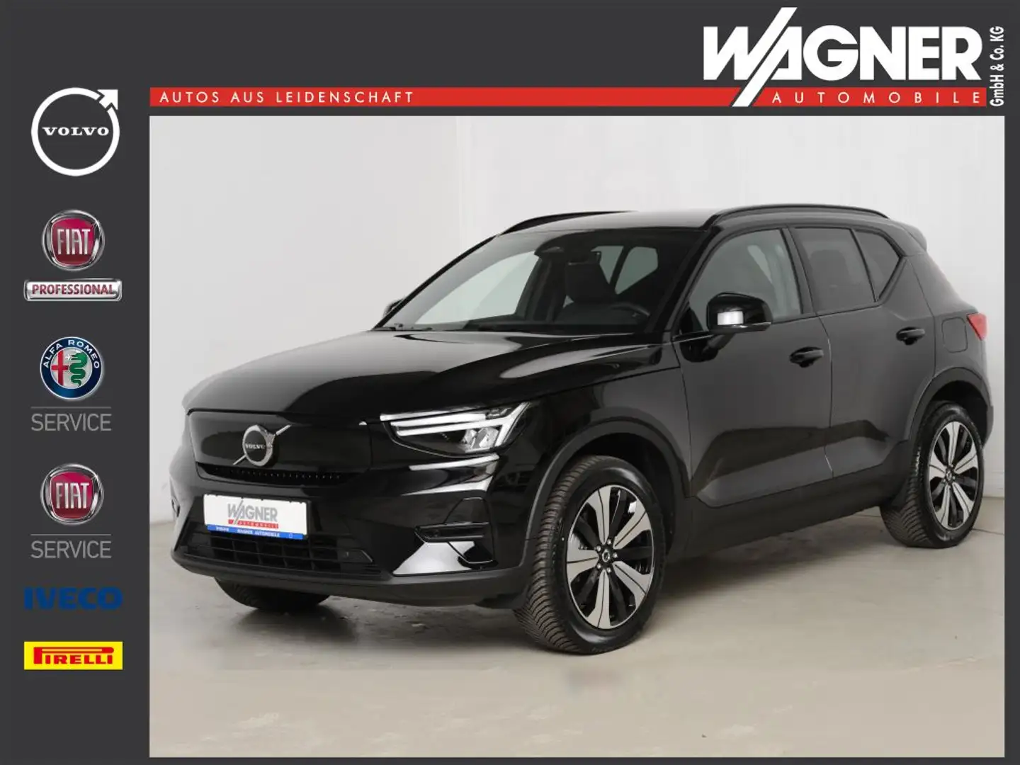 Volvo XC40 Recharge 69 kWh Single Motor Plus *AHK*Winterpak.* Schwarz - 1