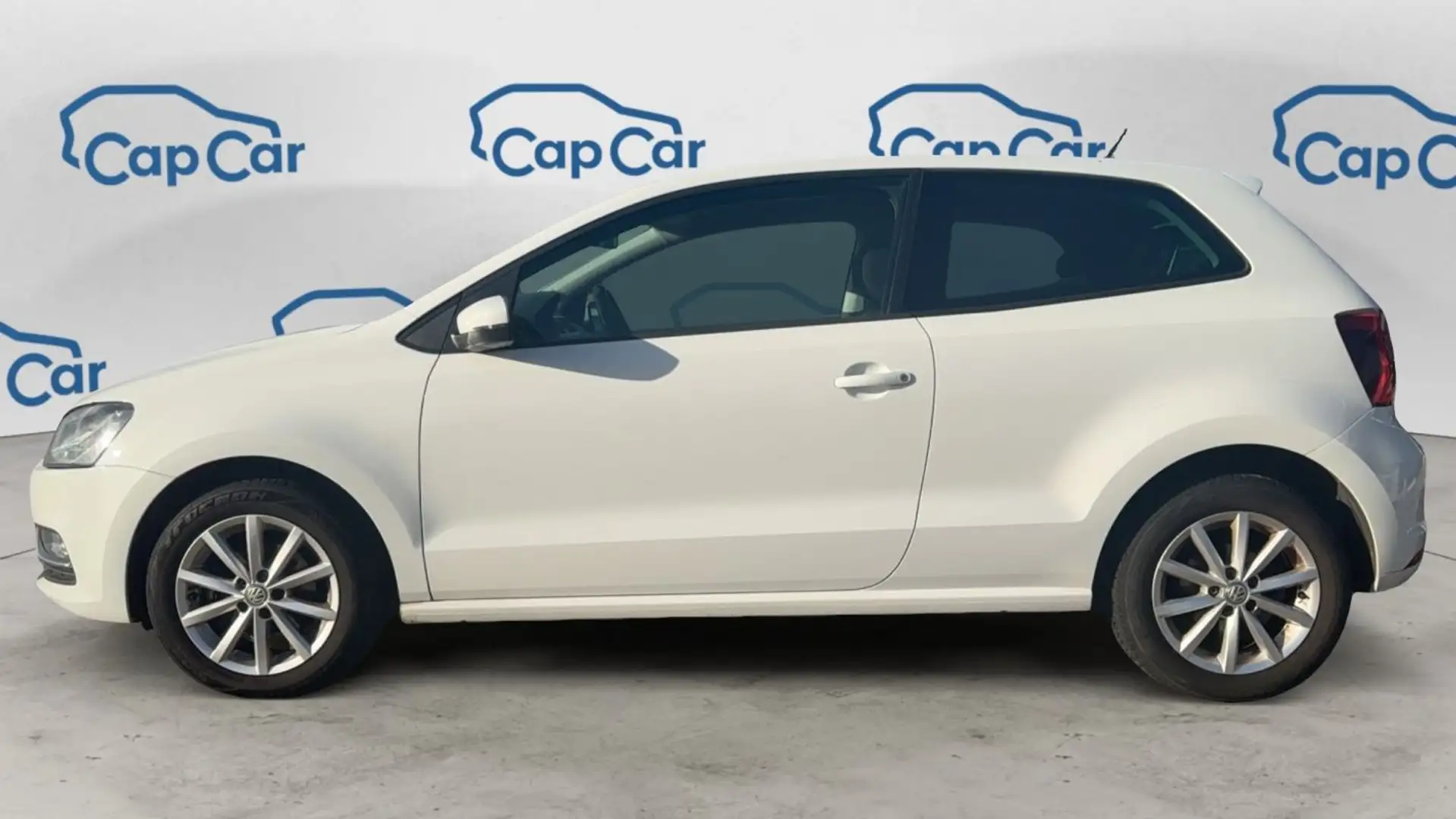 Volkswagen Polo 1.4 TDI 90 Lounge Blanc - 2