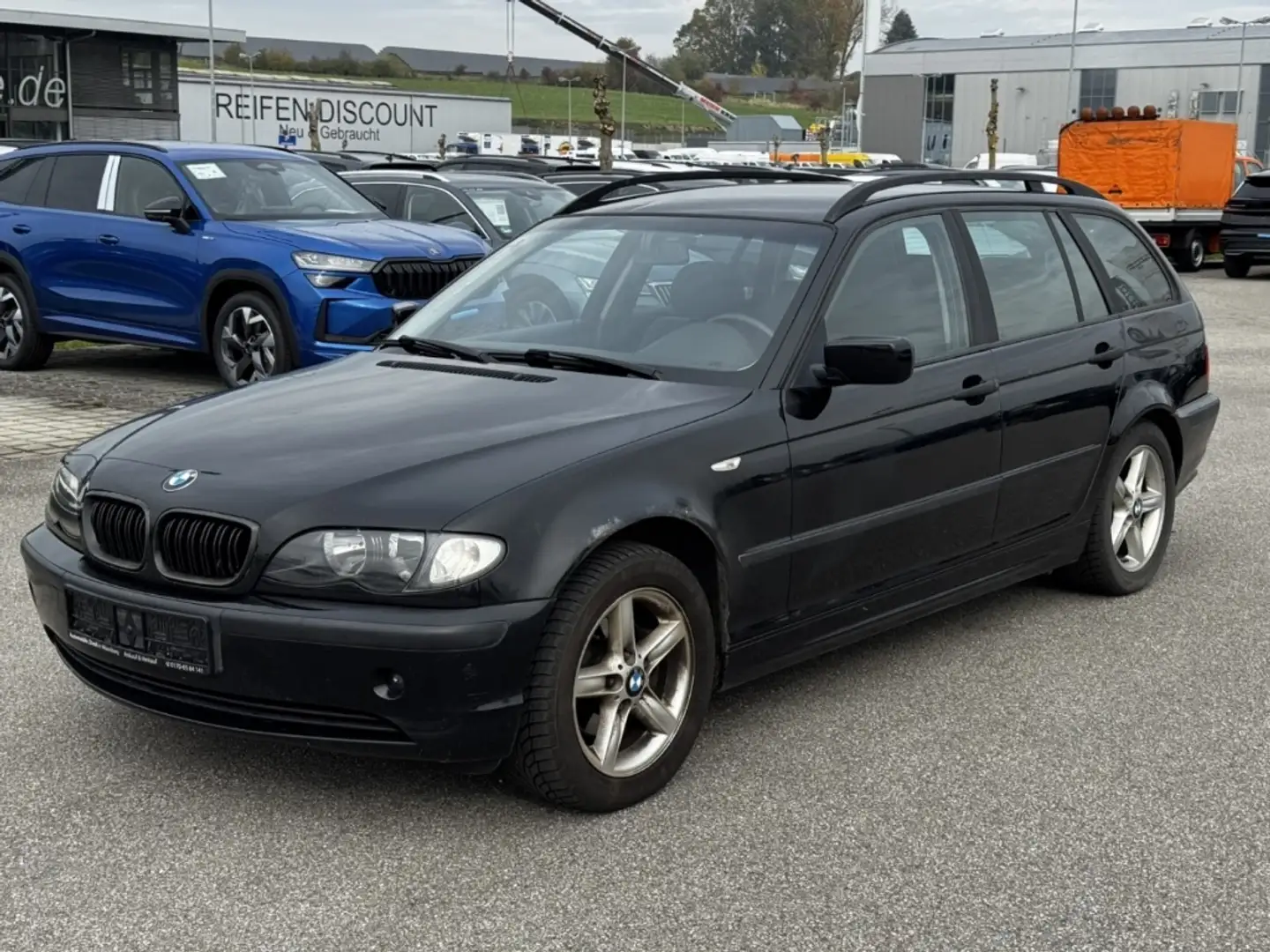 BMW 316 i Touring*AHK PDC Klimaaut Bluetoo DAB Alu Schwarz - 2