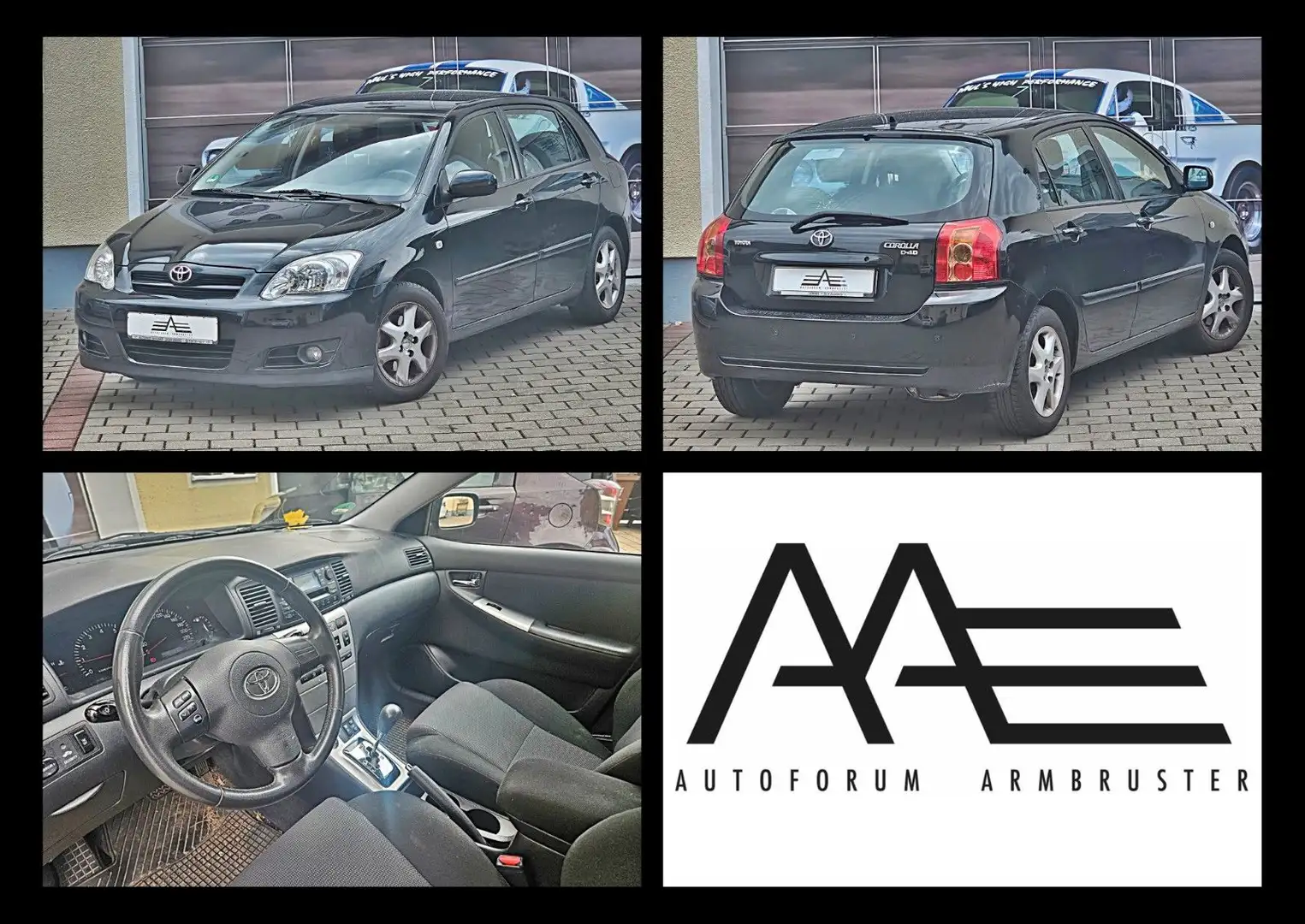 Toyota Corolla 1.4 D-4D Edition*Automatik/Klima/PDC/ALU Schwarz - 1