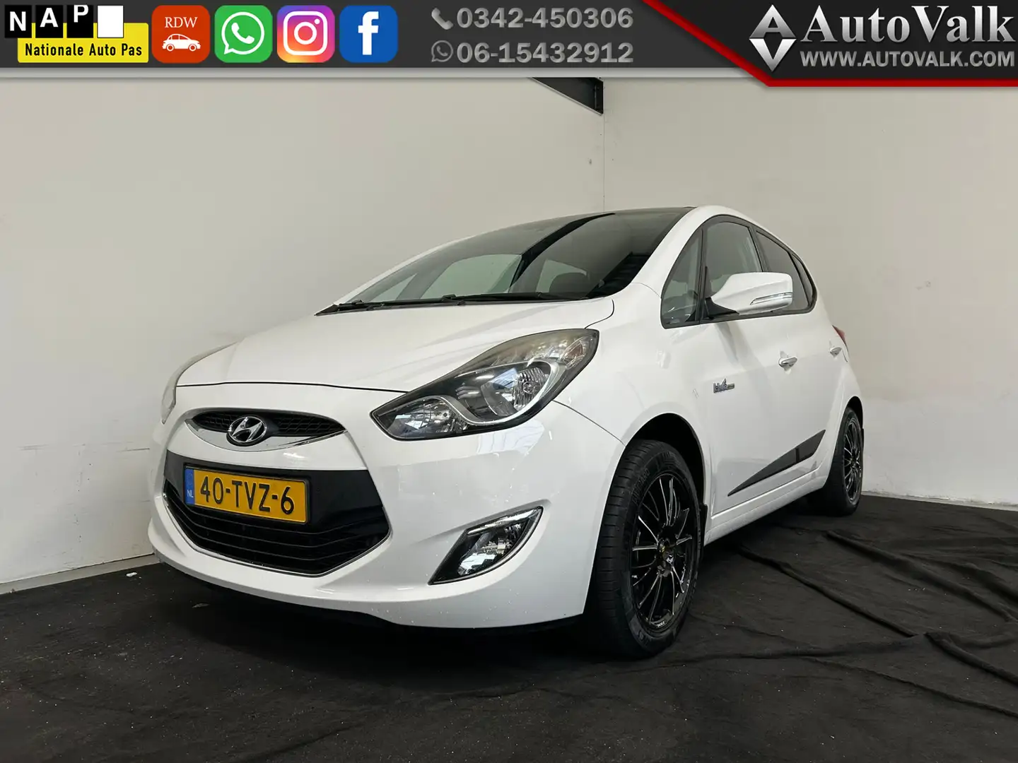 Hyundai iX20 1.4i i-Vision. Elek pakket. Wit - 1