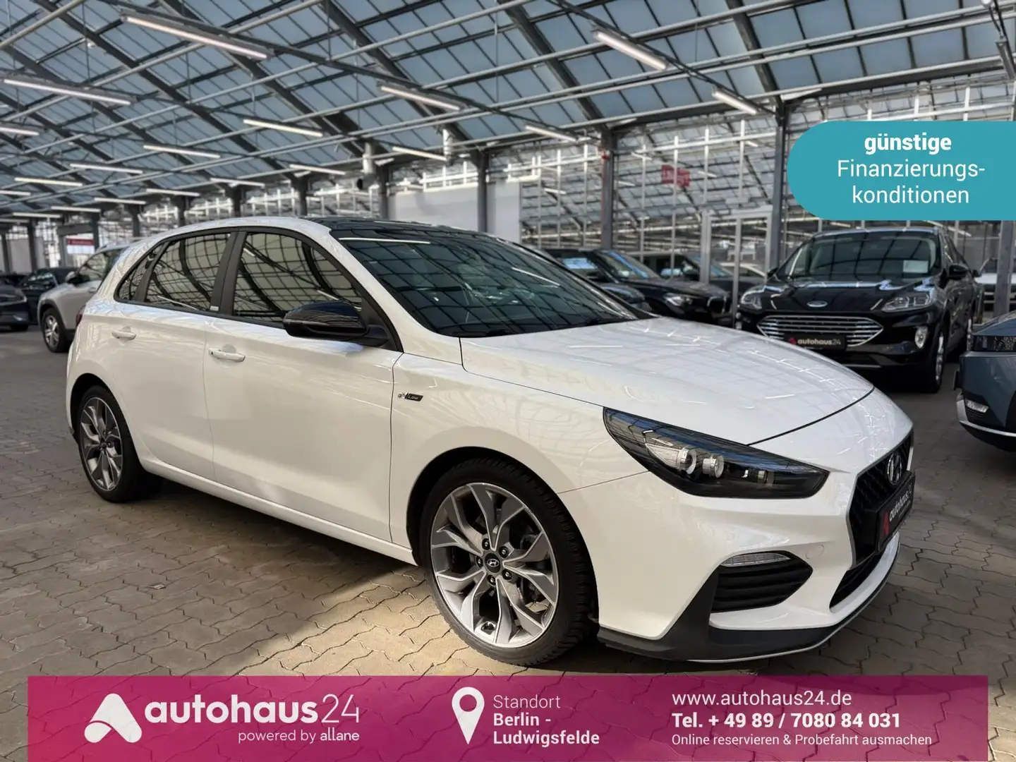 Hyundai i30 1.4 T-GDI N-Line  N-Line|PDC|Navi Weiß - 1