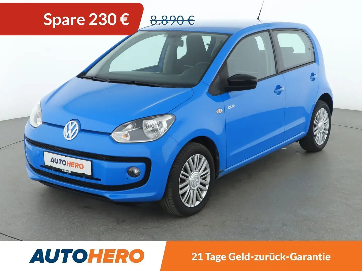 Volkswagen up! 1.0 Cup up! *NAVI*SHZ*ALU*KLIMA* Blau - 1