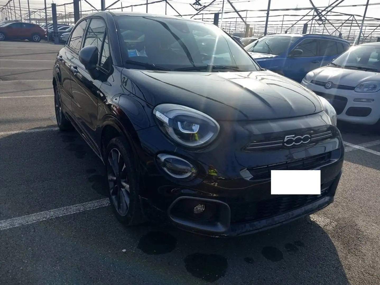 Fiat 500X 500X 2022 1.5 t4 hybrid Sport 130cv dct Zwart - 2