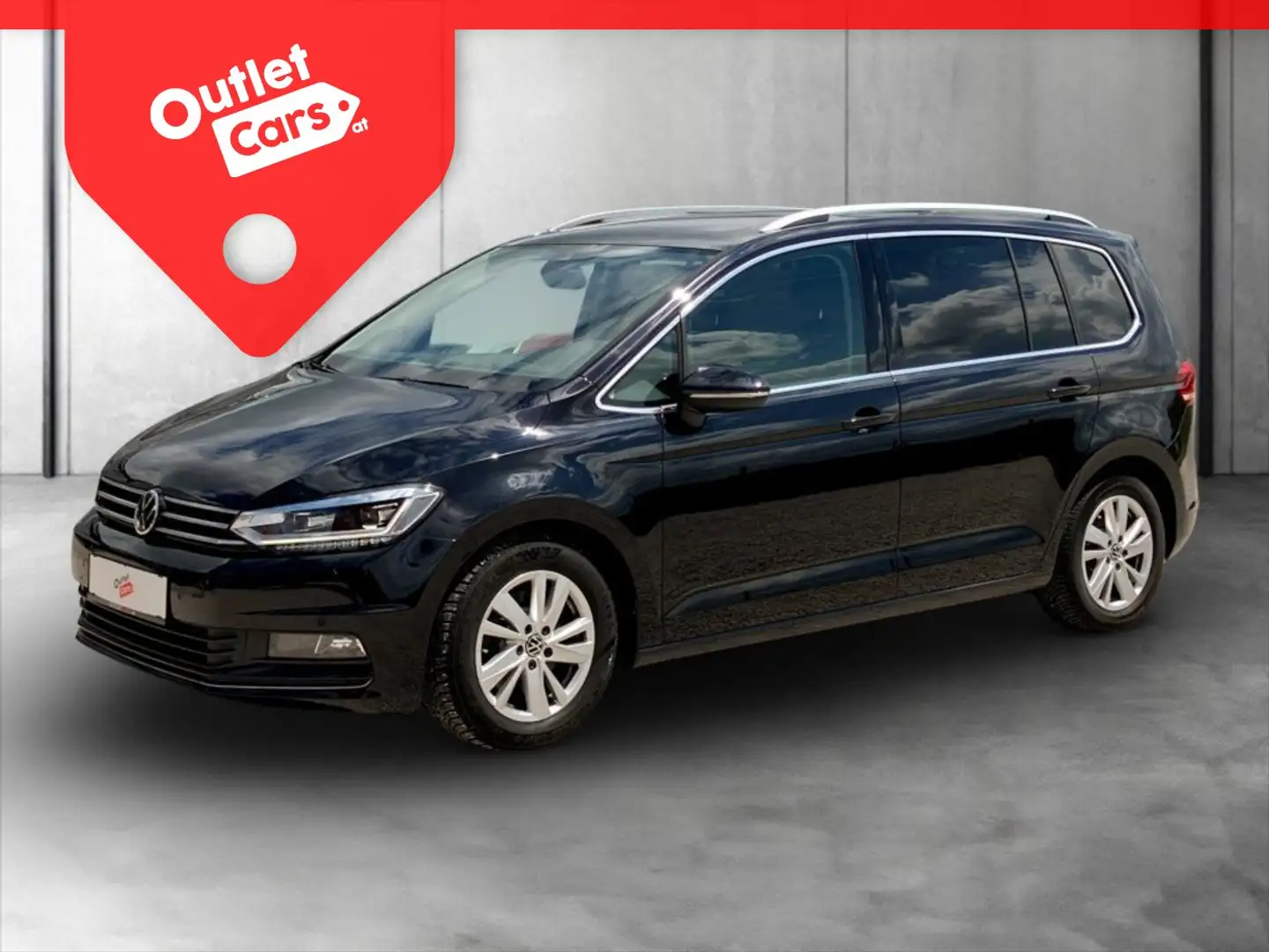 Volkswagen Touran 2.0 TDI HL DSG 7-SITZER RADAR+PANO+LED+AHK Schwarz - 1