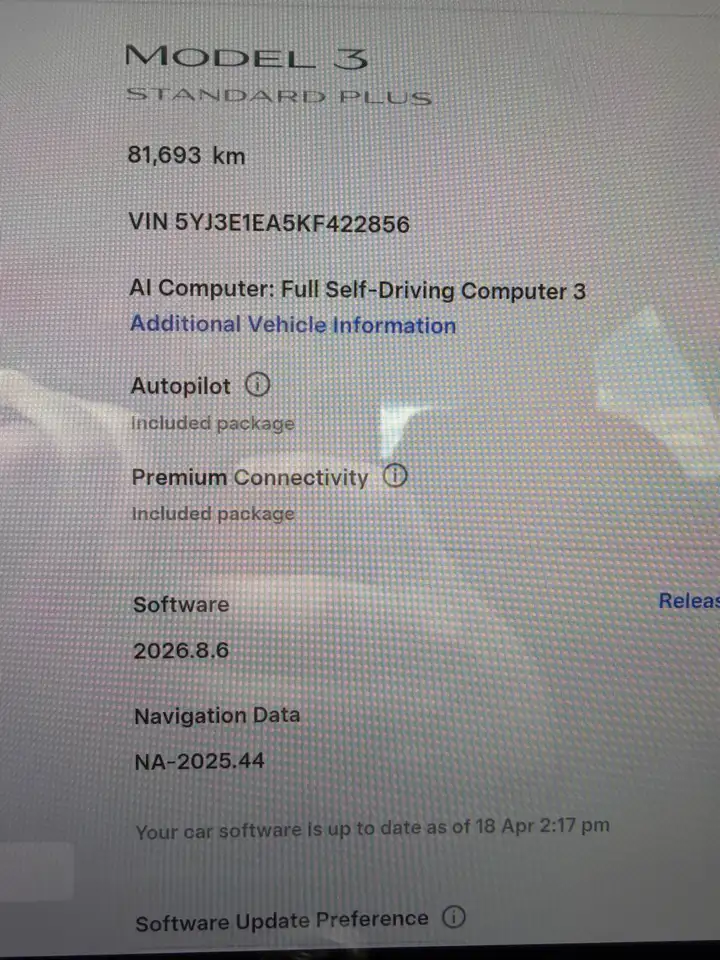 Tesla Model 3 photo Tesla Model 3