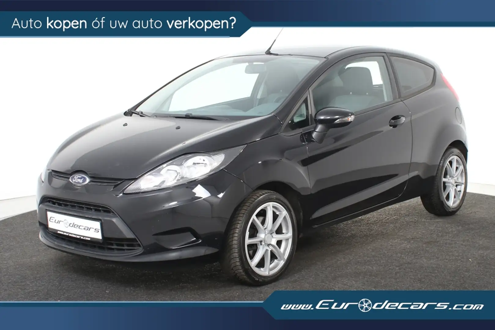 Ford Fiesta 1.25 Trend *Airco*Nieuwe APK* Zwart - 1