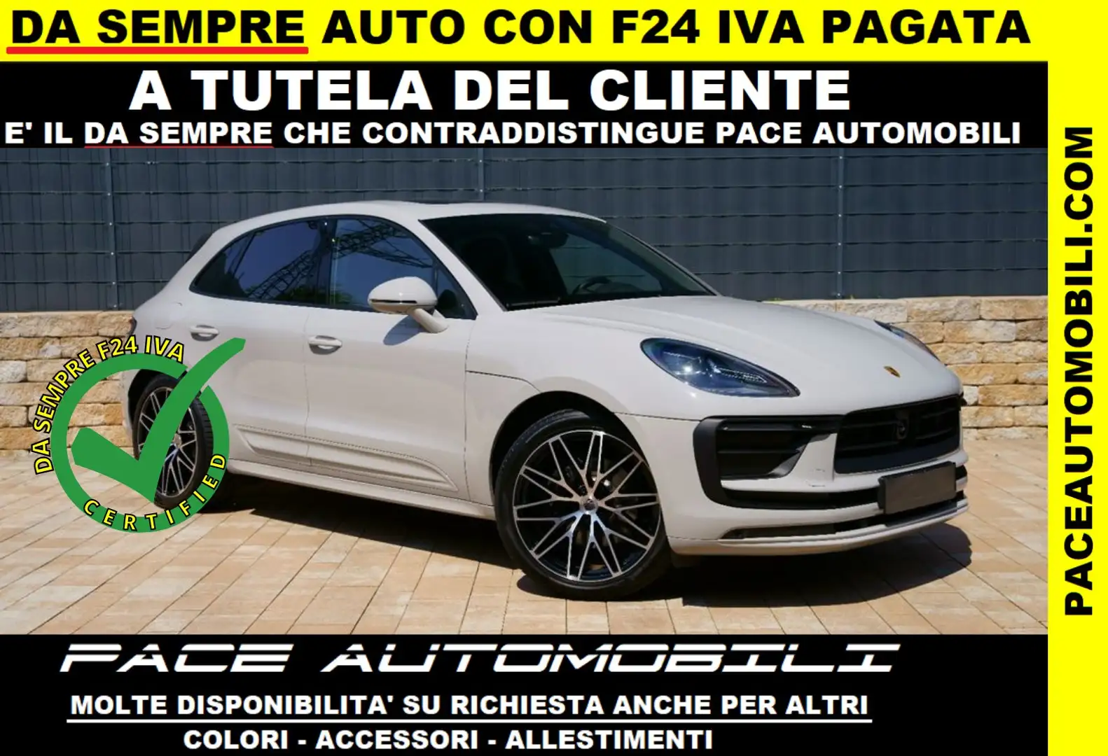 Porsche Macan T 21"SPORT CHRONO TETTO PDLS PLUS LED SCARICHI ACC Grigio - 1