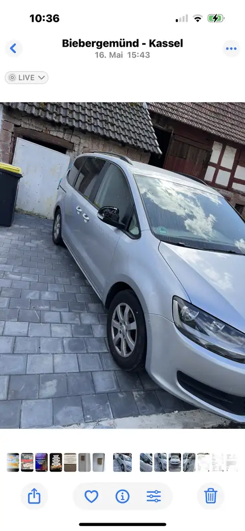 Volkswagen Sharan 2.0 TDI BlueMotion Technology Trendline Silber - 1