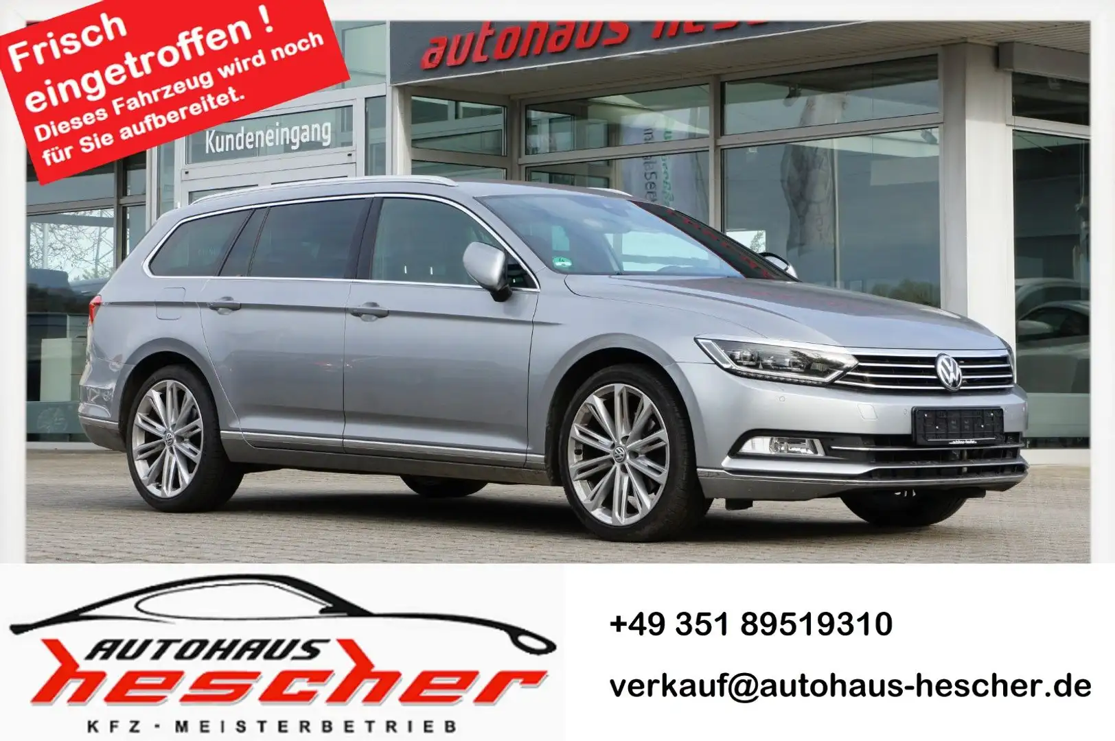 Volkswagen Passat Variant 2.0 TDI DSG *STANDHZG*360°*AHK* Silber - 1