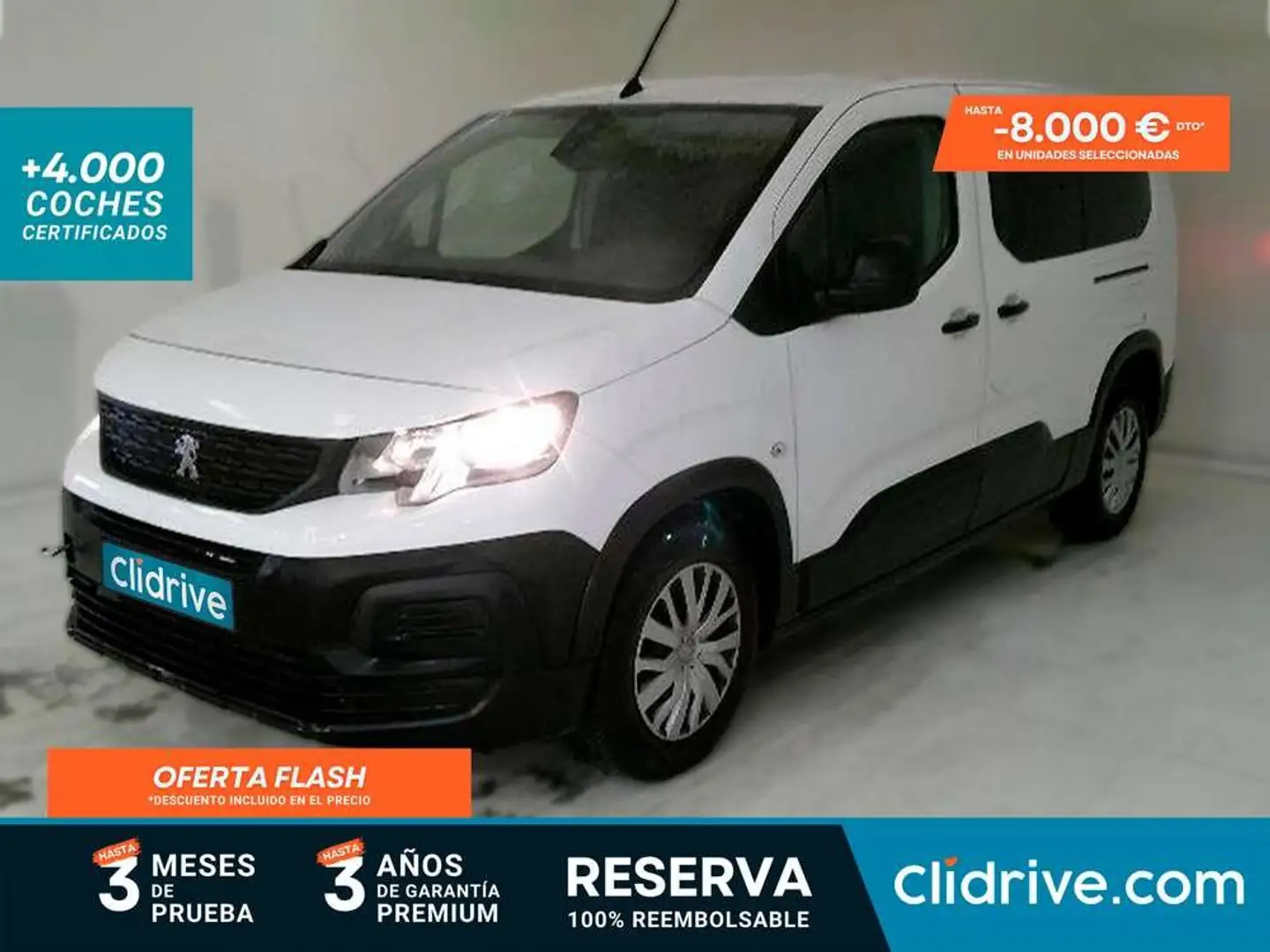 Peugeot Rifter Long BlueHDi 73kW Access Blanco - 1