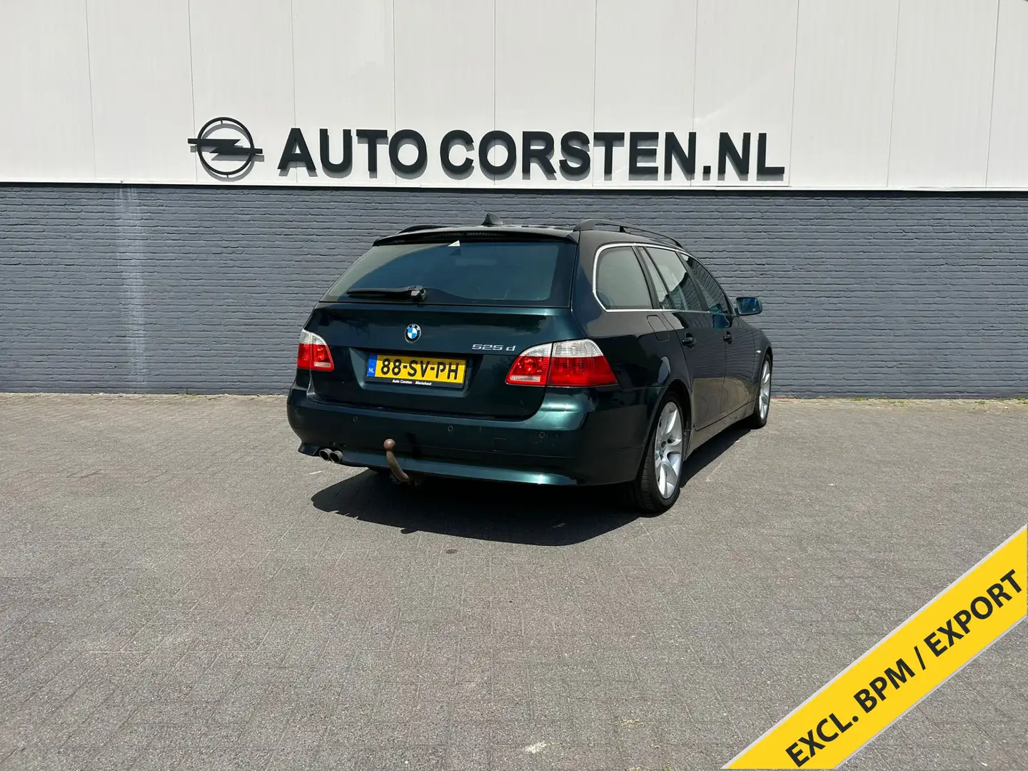 BMW 525 5-serie Touring 525D Automaat Ecc Nav-sys professi Groen - 2