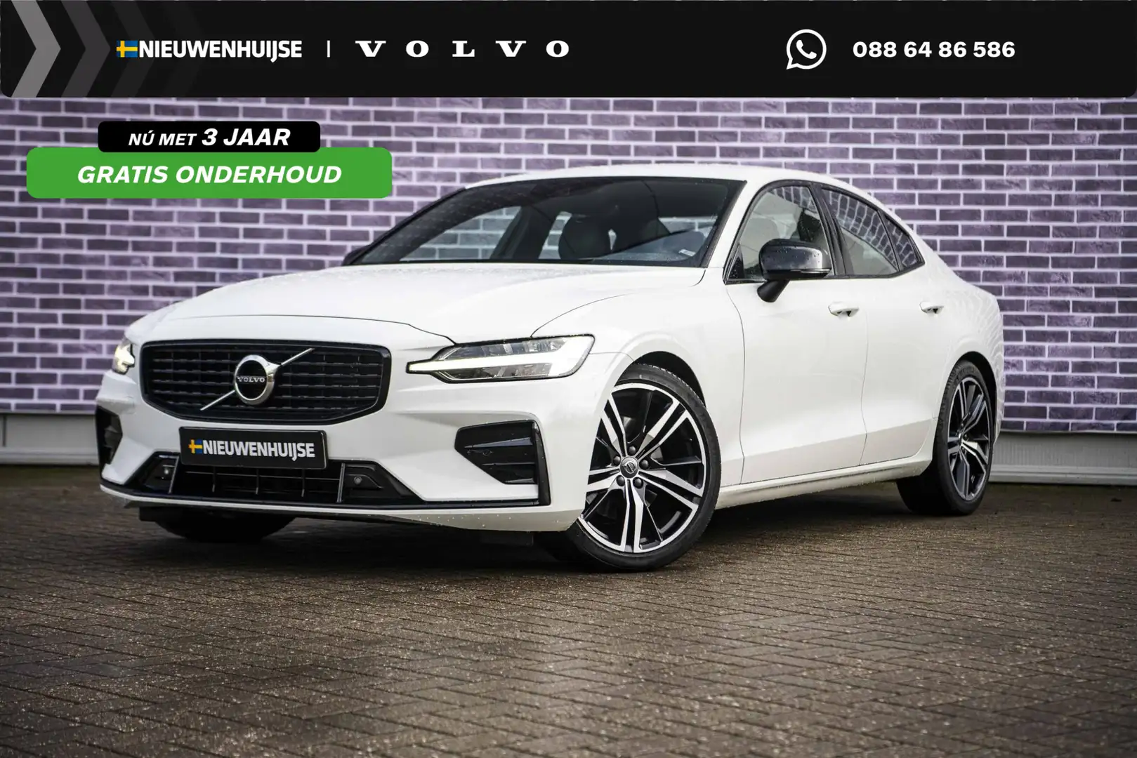 Volvo S60 2.0 B3 R-Design | Adaptieve Cruise Control | Stoel White - 1