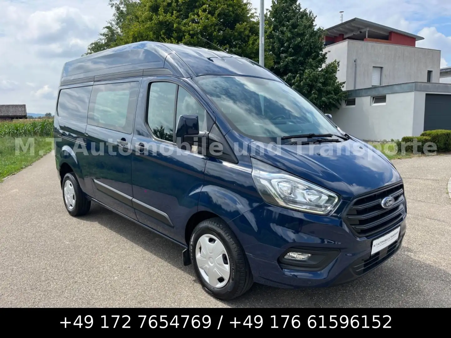 Ford Transit Custom 2.0Tdci 320 L2H2 Trend *KLIMA*KAM Blau - 2