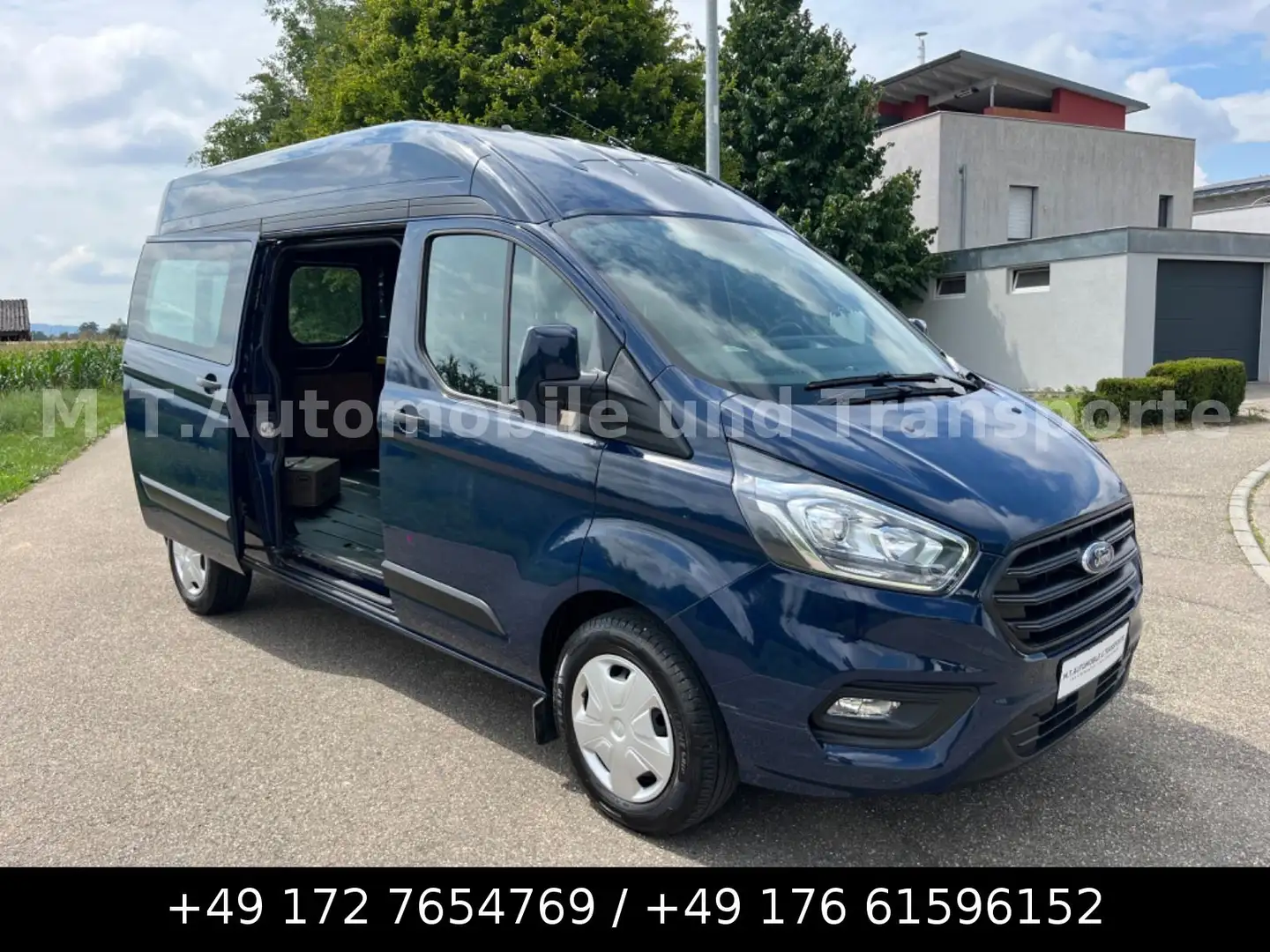 Ford Transit Custom 2.0Tdci 320 L2H2 Trend *KLIMA*KAM Blau - 1