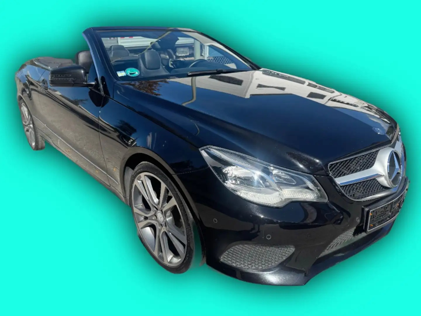Mercedes-Benz E 220 CDI Cabrio LED/Sport-Pa./Leder/Tech.-Pa/19" Schwarz - 1