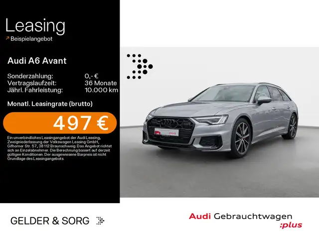 Audi A6 55 TFSIe qu. S line 63km/WLTP*HuD*360°