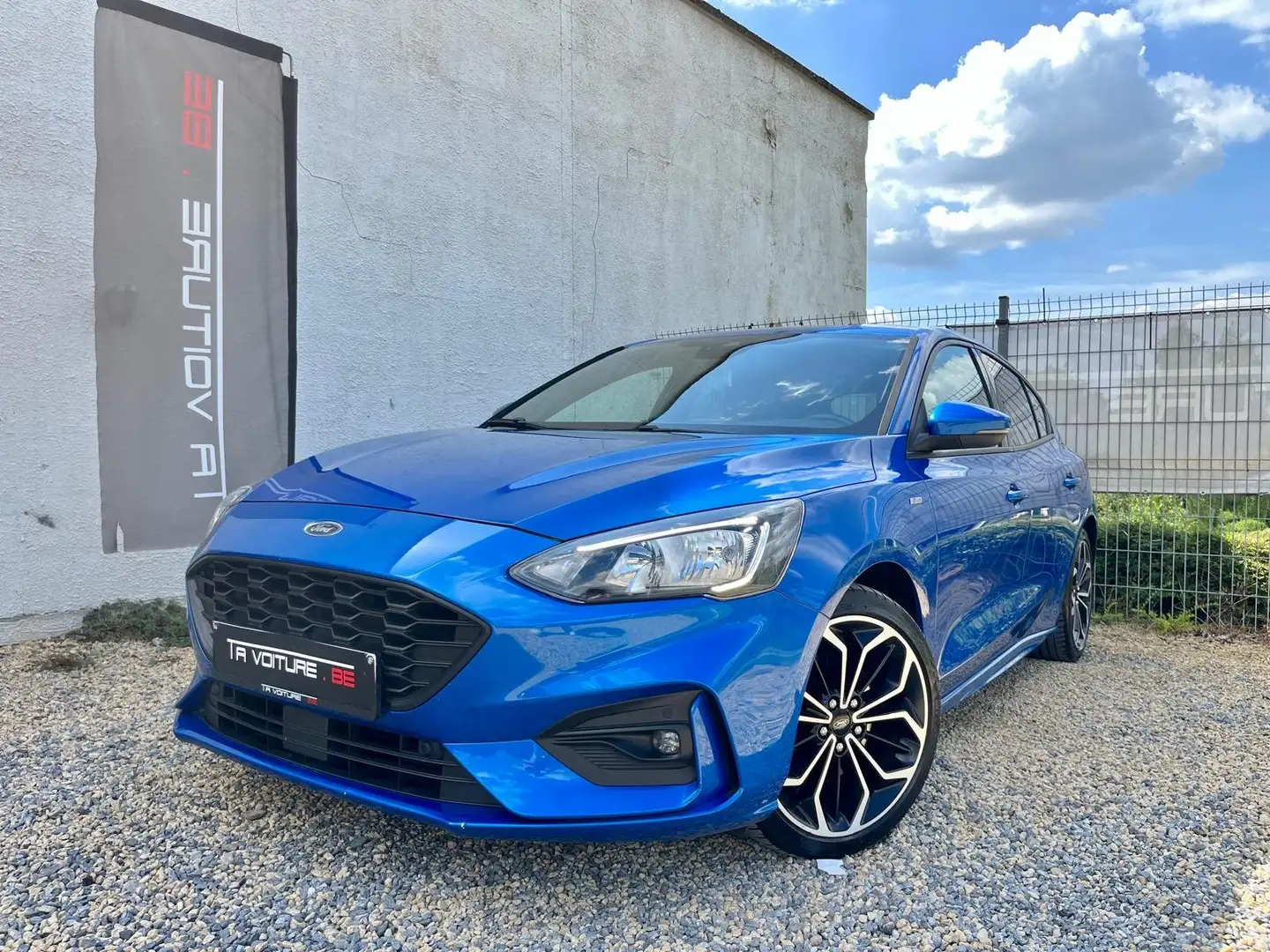 Ford Focus 2.0 ST-Line BOITE-AUTO/NAVI/CAMERA/SIEGES-CHAUFF Bleu - 2