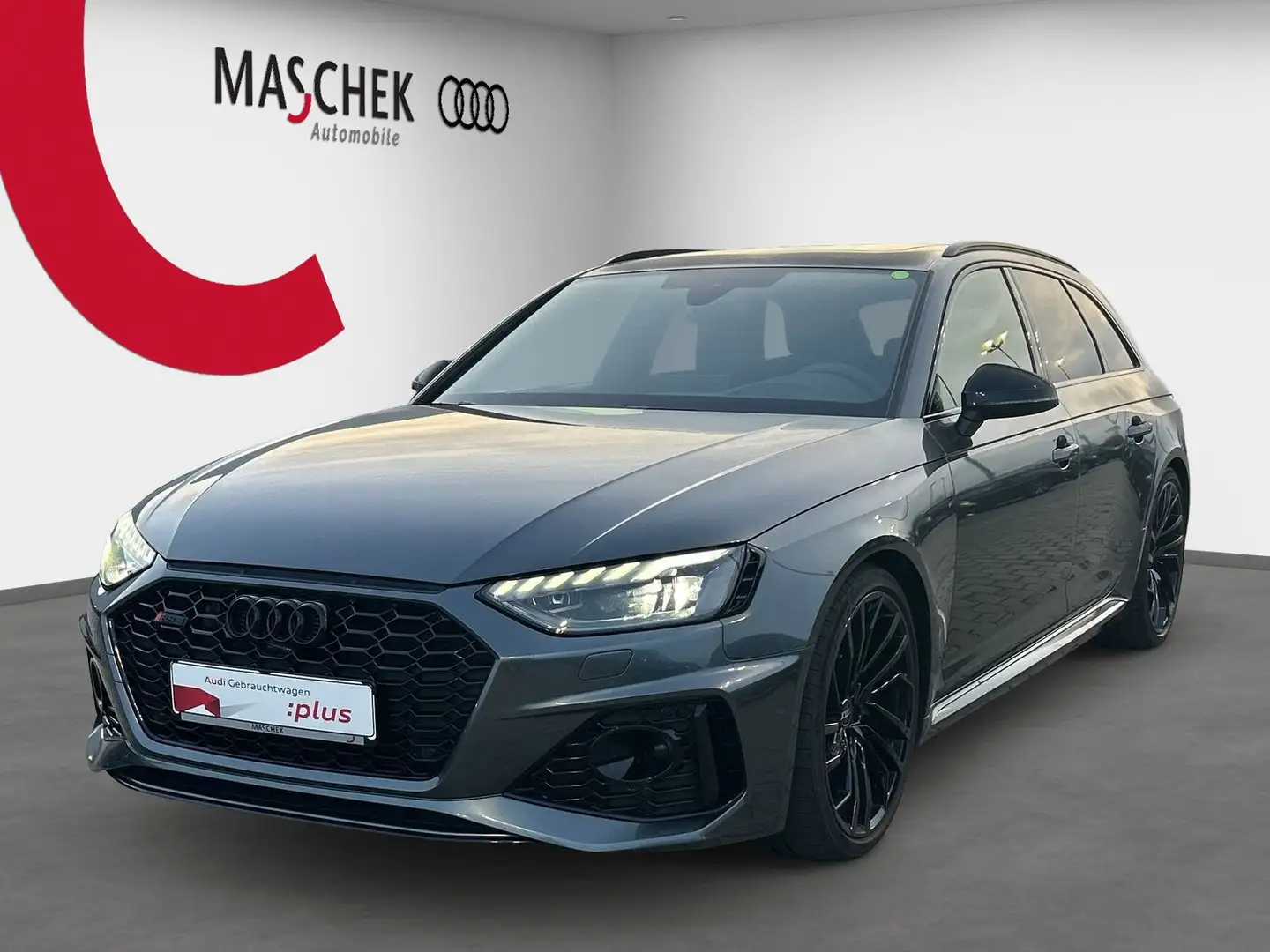 Audi RS4 Avant Black Pano RS-AGA Matrix RS-Dynamik B&O Серый - 2
