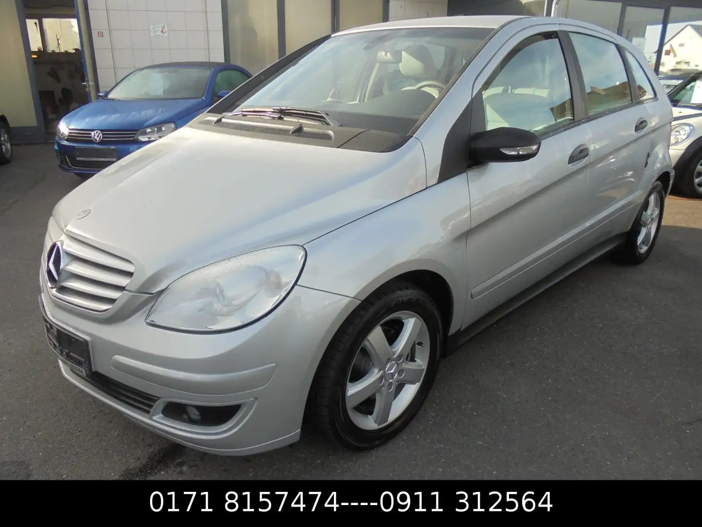 Mercedes-Benz B 170 erst 43`tkm Autom.1.Hand Silber - 1