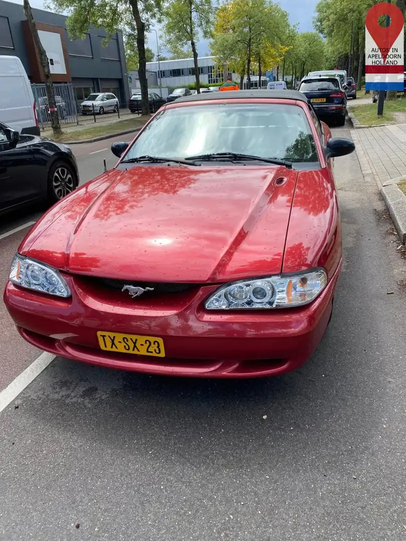 Ford Mustang USA 3.8 V6 Convertible klima Audio CPV L Rojo - 1