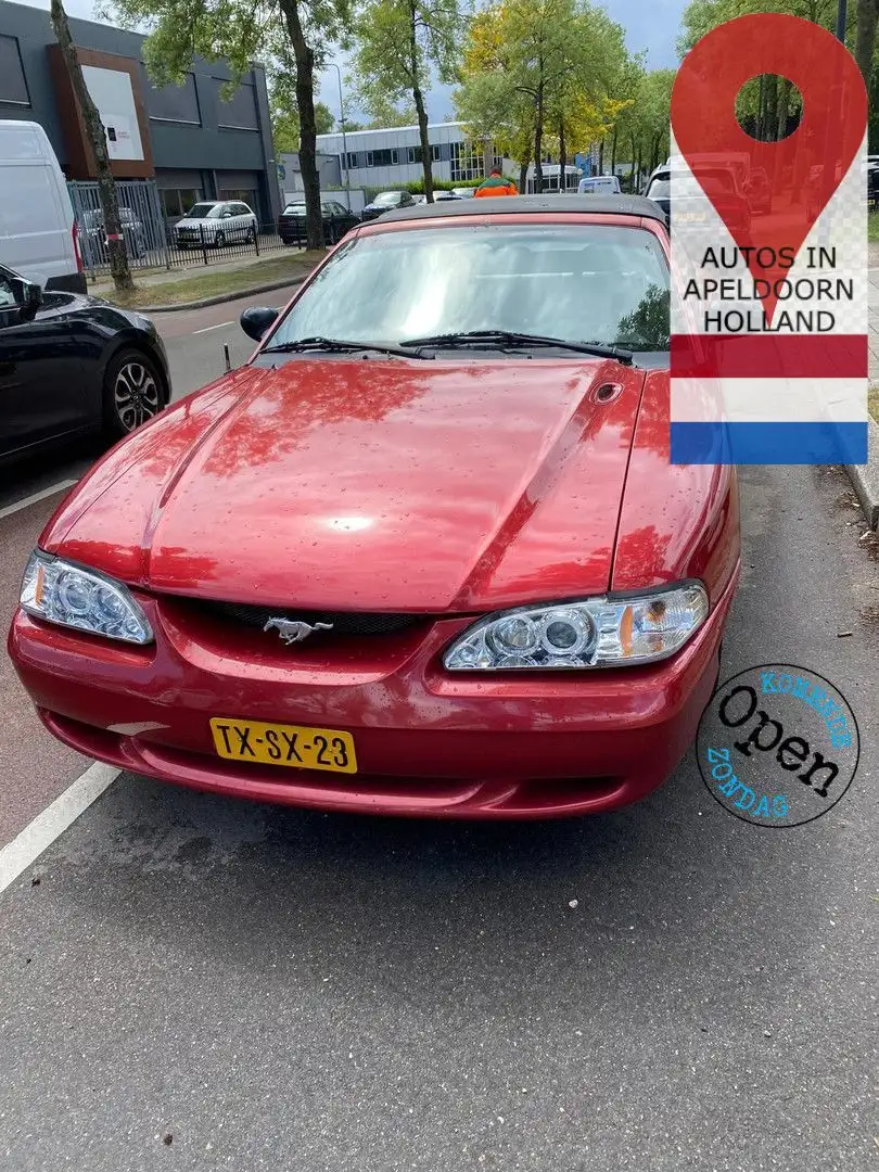 Ford Mustang USA 3.8 V6 Convertible klima Audio CPV L Rot - 1