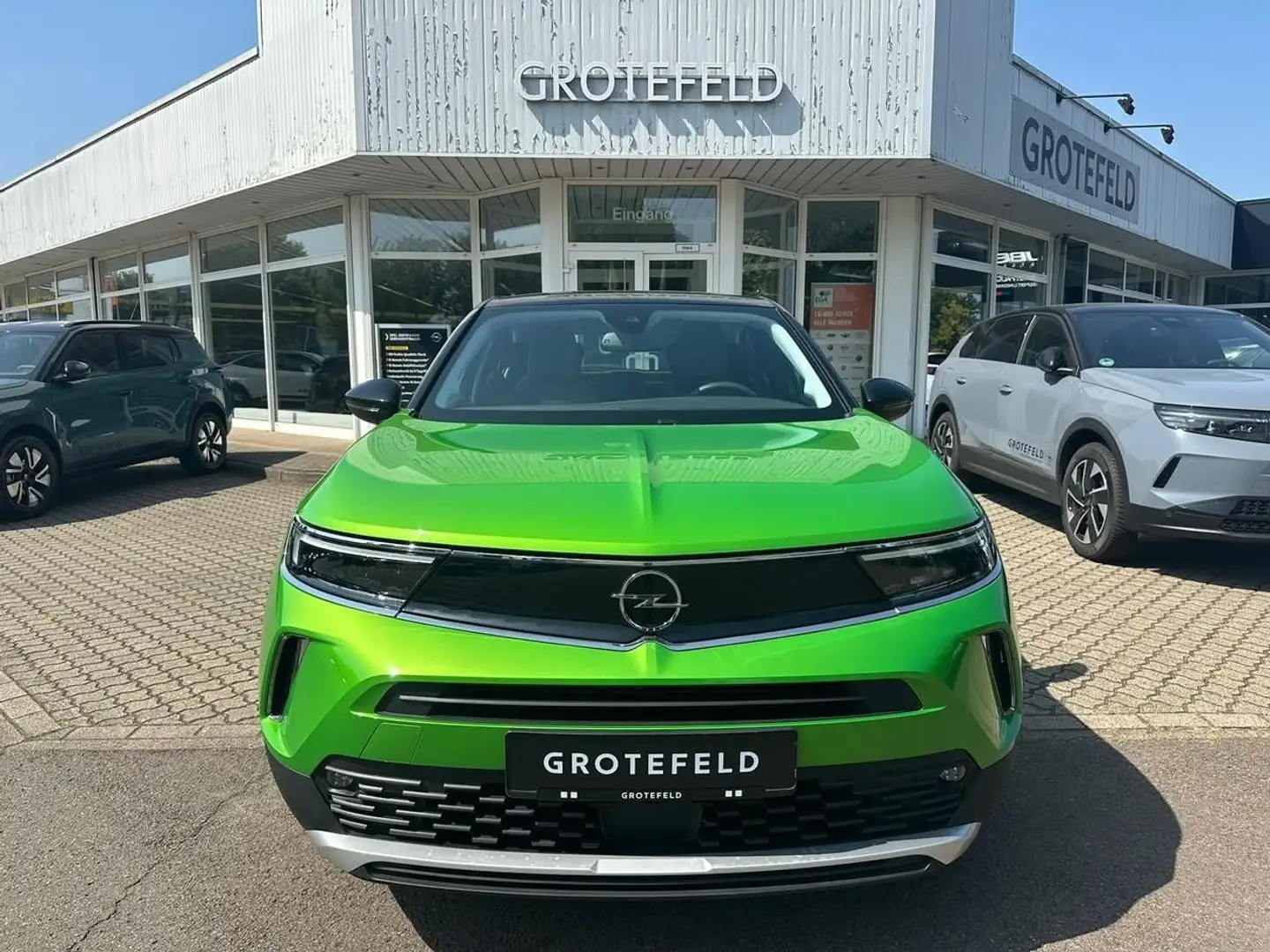 Opel Mokka-E Elegance + Navi + Rückfahrkamera Grün - 1