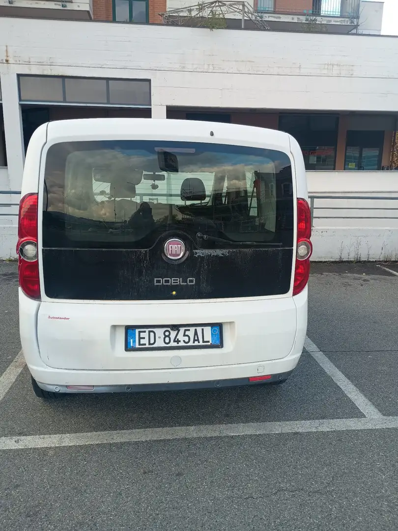 Fiat Doblo Doblo II 2010 1.4 16v Emotion Blanc - 1