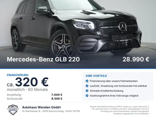 Mercedes-Benz GLB 220 d 8G-DCT AMG Distronic/HUD/Kamera/AHK/La