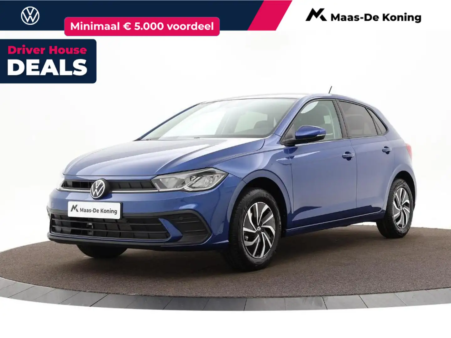 Volkswagen Polo Life Edition 1.0 TSI 70 kW / 95 PK Hatchback 5 ver Blauw - 1