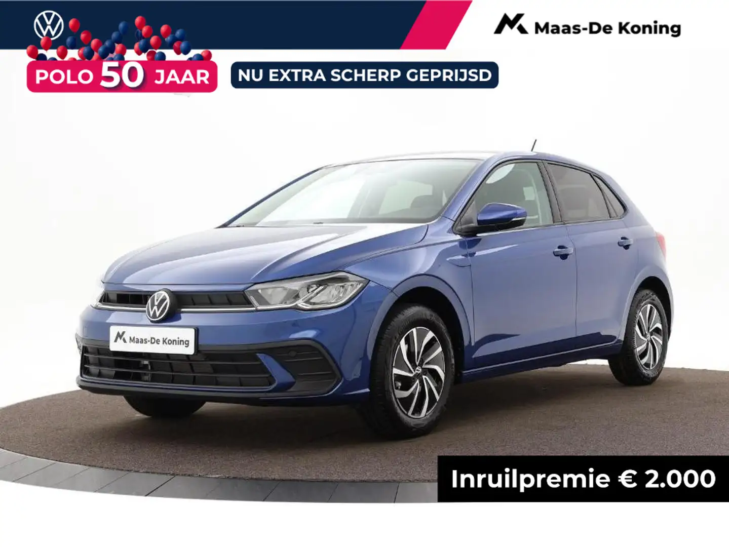 Volkswagen Polo Life Edition 1.0 TSI 70 kW / 95 PK Hatchback 5 ver Bleu - 1