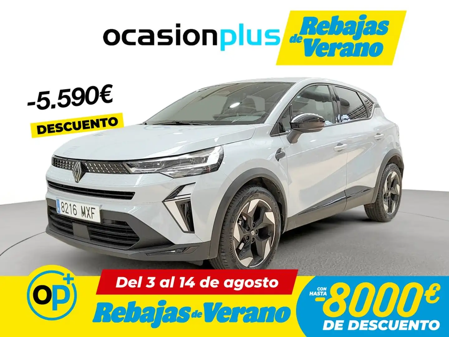 Renault Captur TCe Techno 67kW Gris - 1