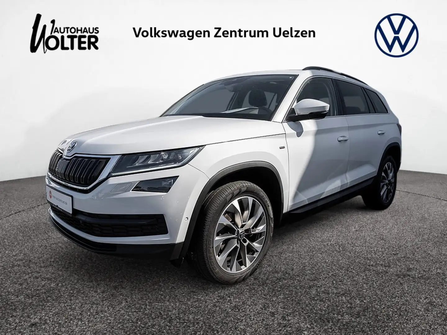 Skoda Kodiaq 2.0 TDI Clever 4x4 DSG AHK DCC PANO KA Blanc - 1