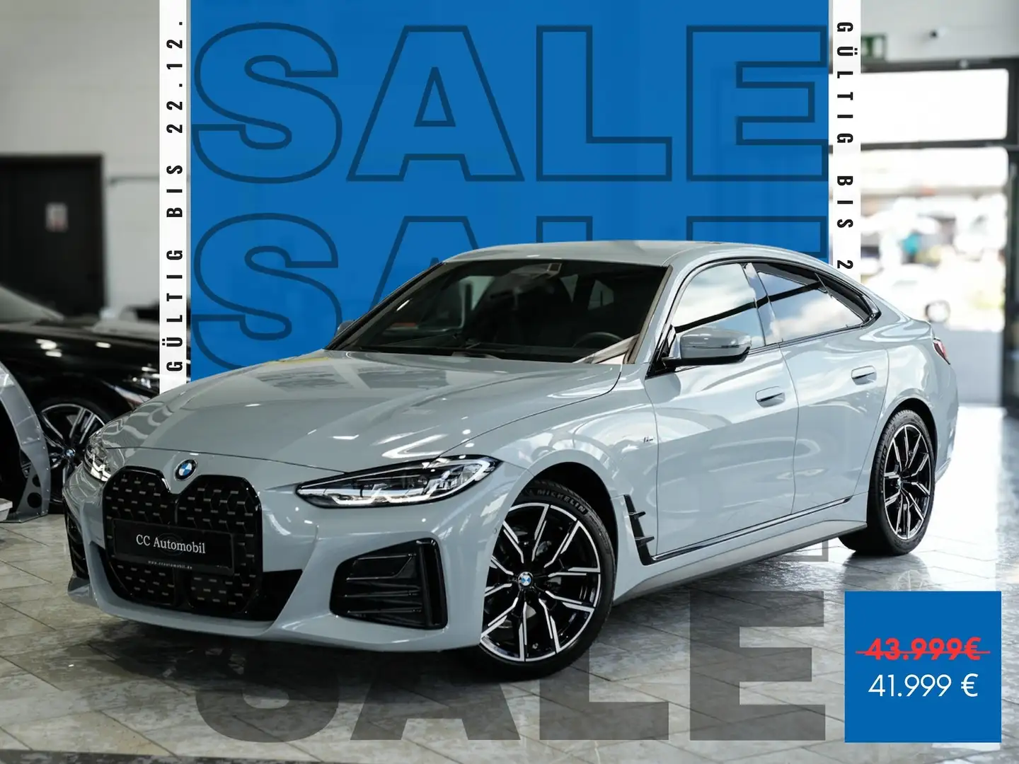 BMW 420 420d xDrive Gran Coupe M Sport Head-Up Standh. Gris - 1