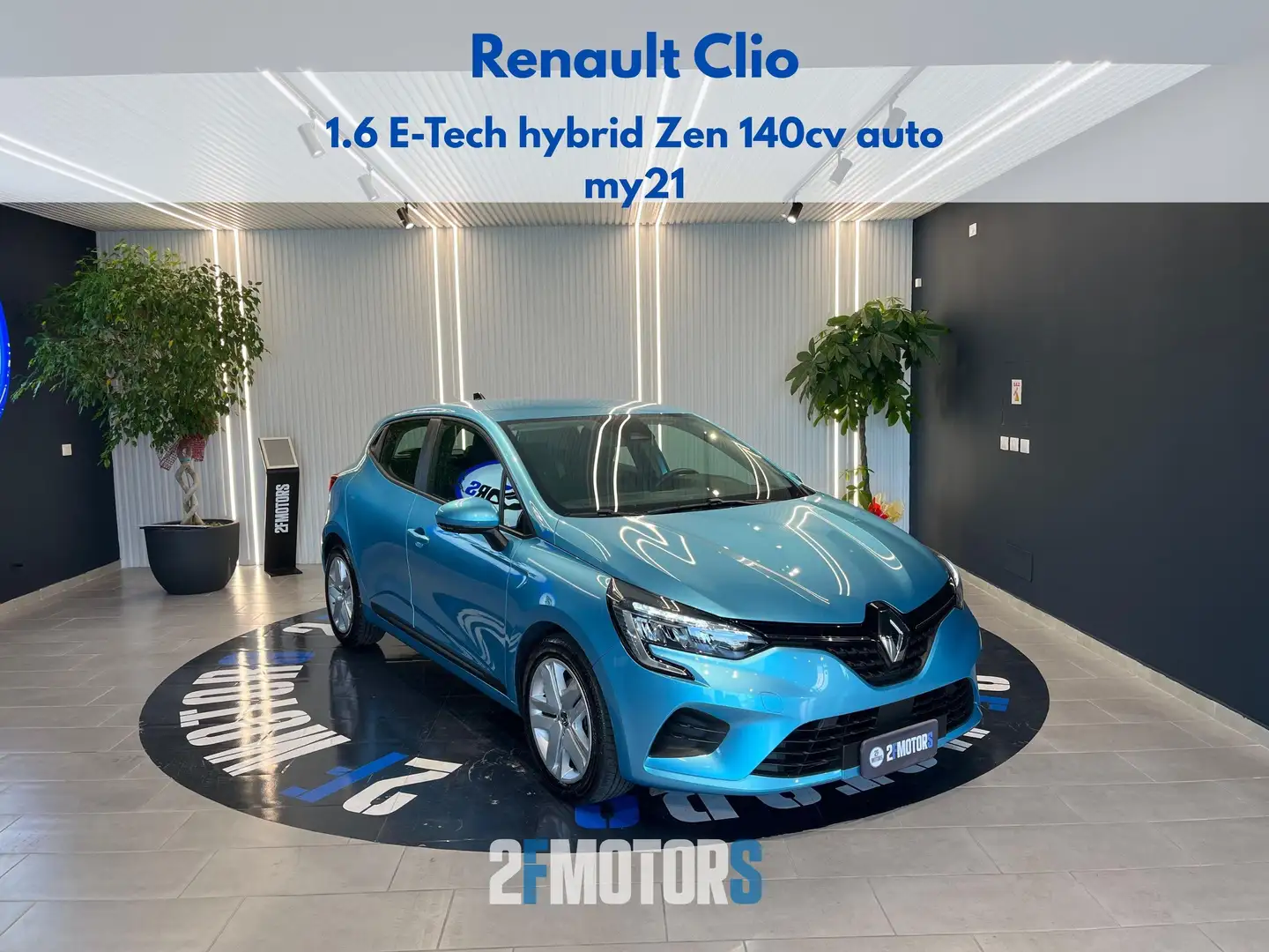 Renault Clio 1.6 E-Tech hybrid Zen 140cv auto my21 Blu/Azzurro - 1