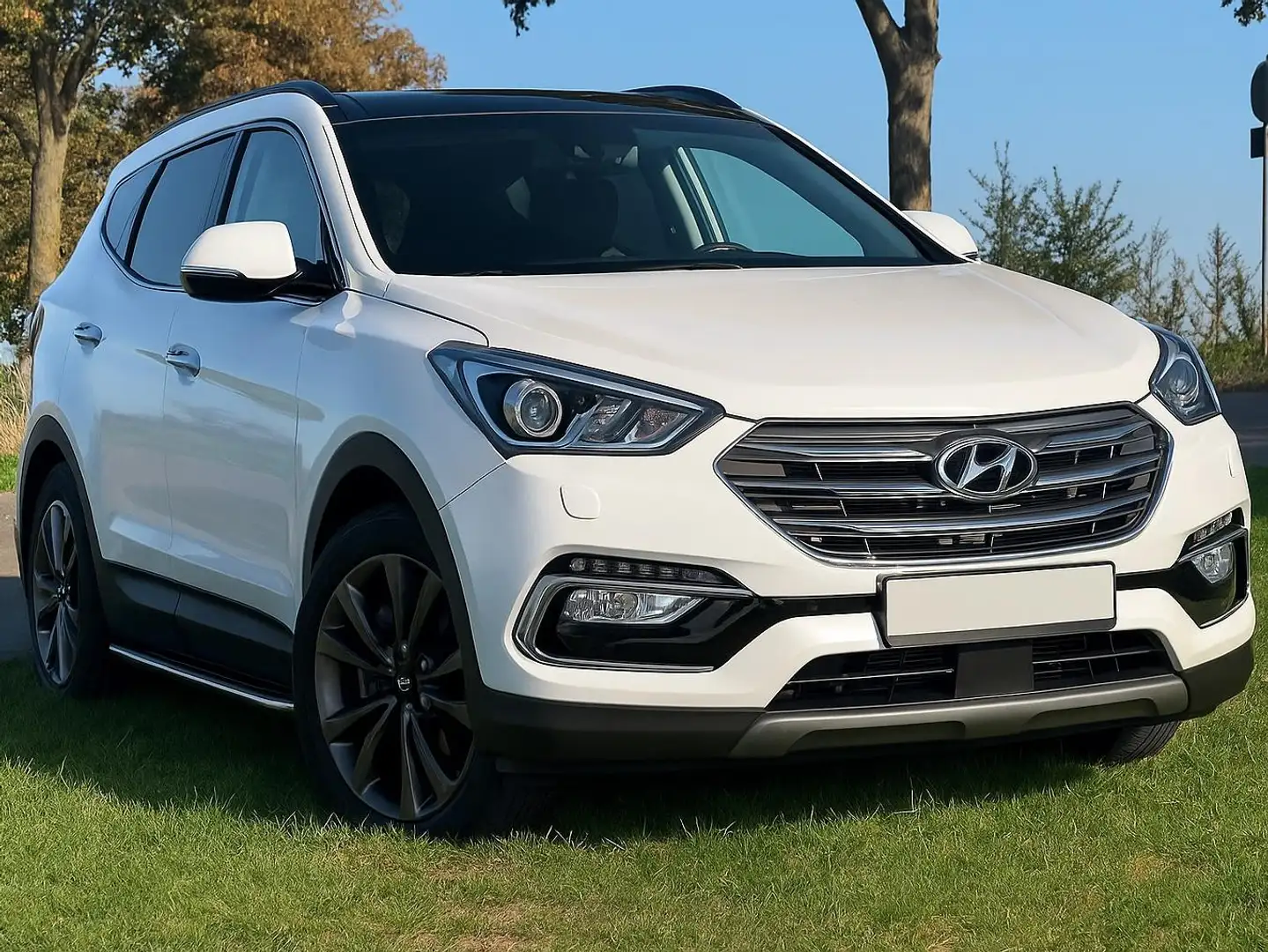 Hyundai SANTA FE Santa Fe blue 2.2 CRDI 4WD Automatik 25 Jahre Edi. Weiß - 1