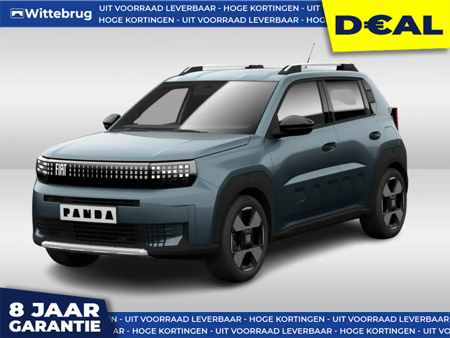 Fiat Grande Panda La Prima 11 kW 44 kWh GRATIS WALLBOX - DIRECT RIJD Blauw - 1