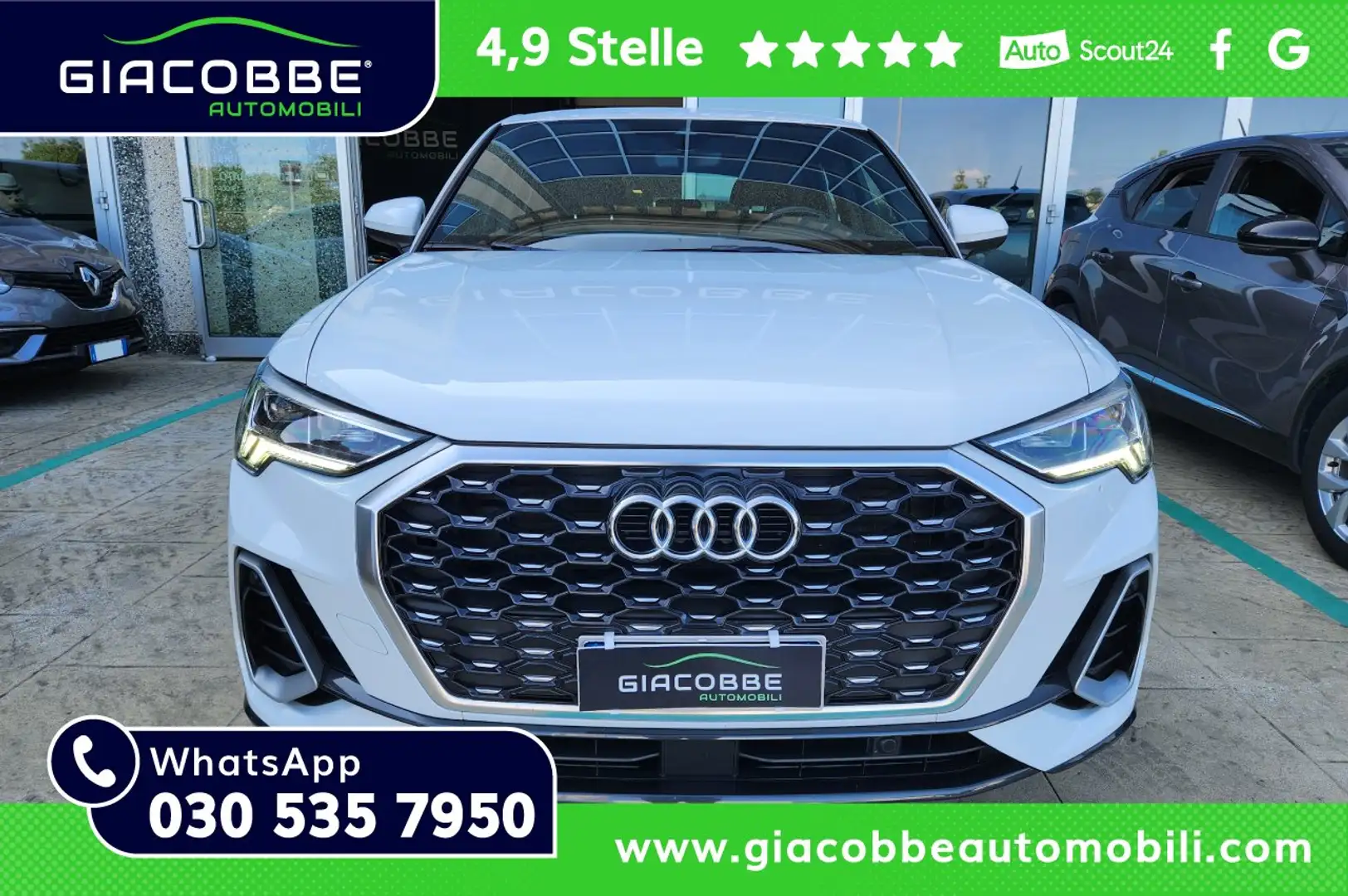 Audi Q3 SPB 35 2.0 tdi Sline edition quattro s-tronic🔥 Blanc - 1